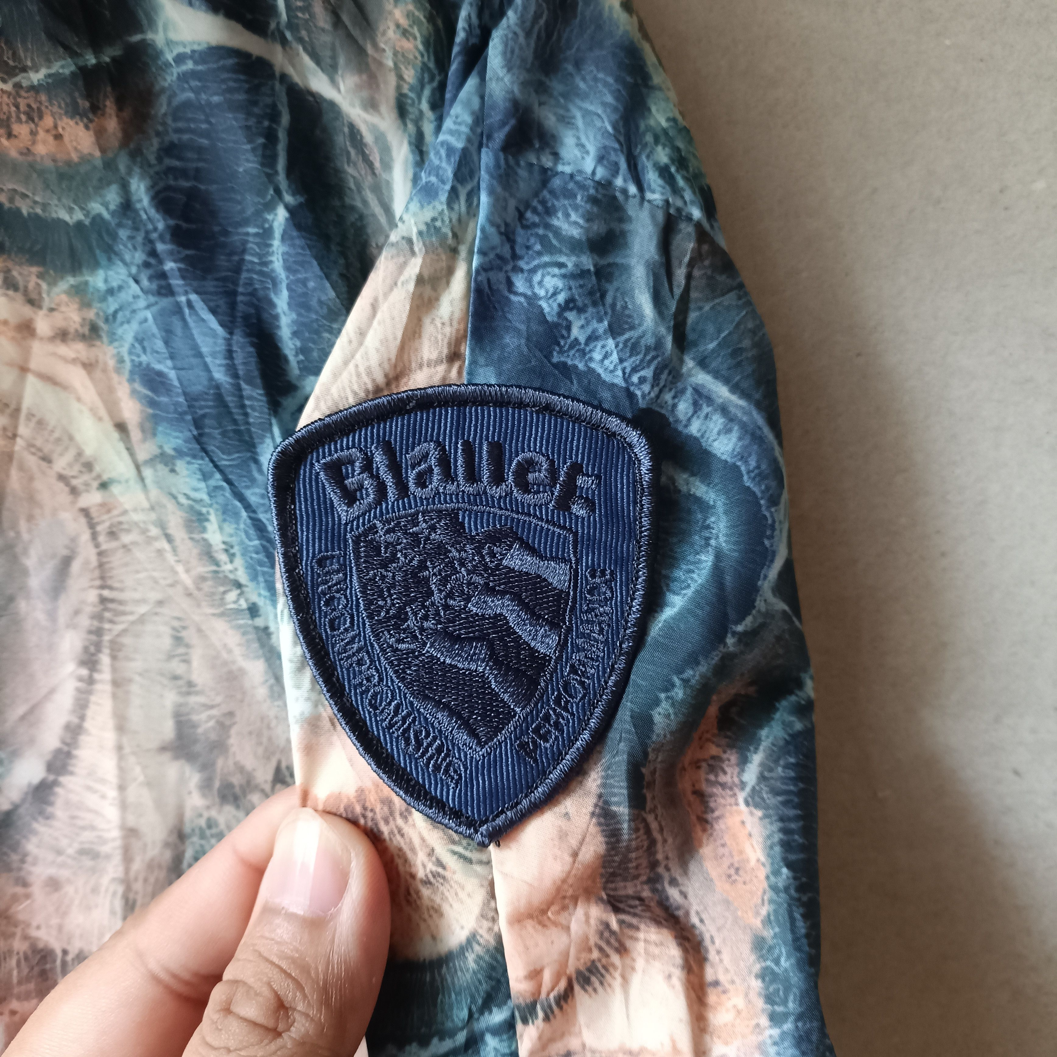 Art Comes First Blauer USA Gradient Marble Jacket Art Size US L / EU 52-54 / 3 - 4 Thumbnail