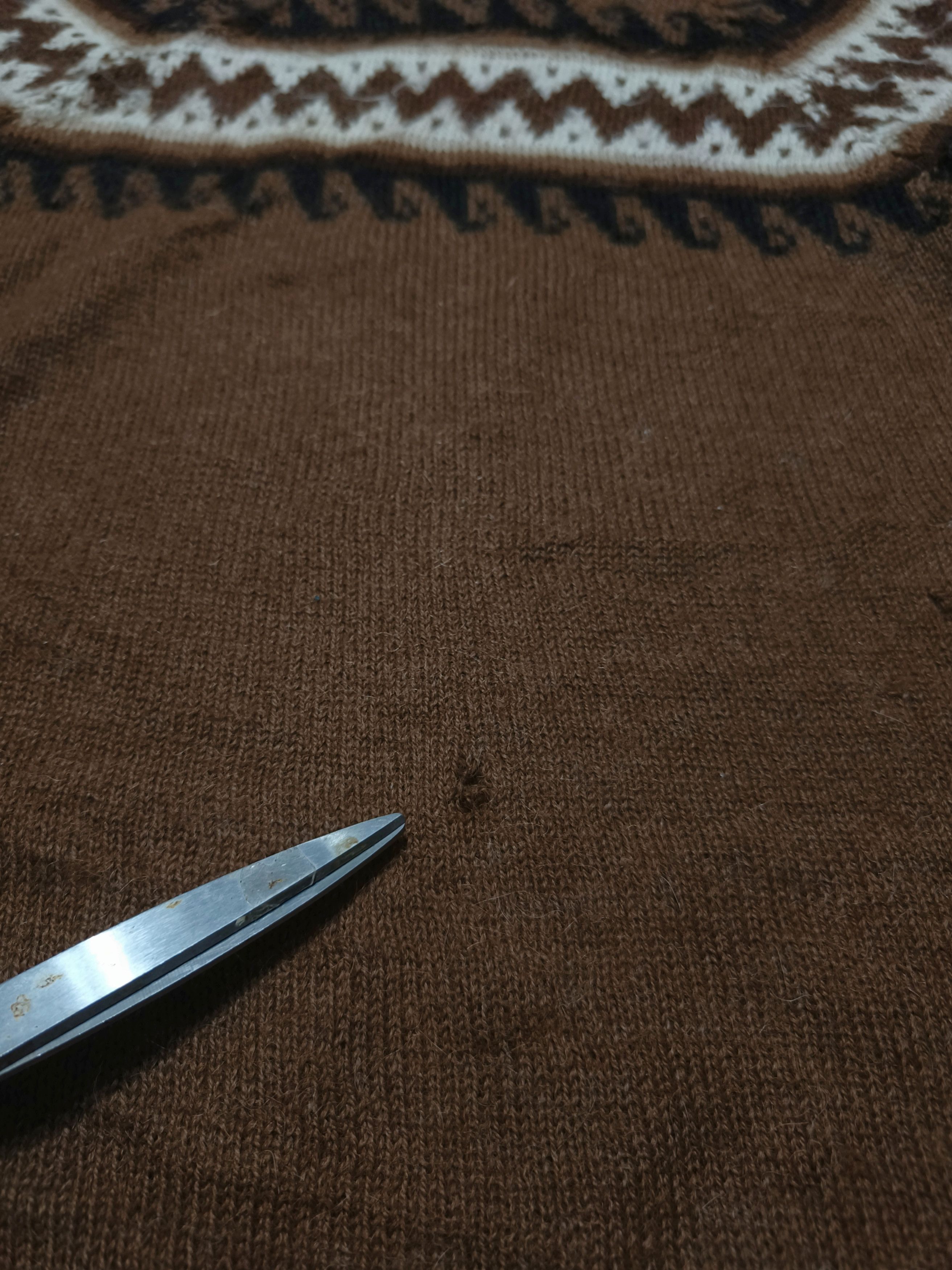 Other Vintage 40s 50s Hand Made Knit Wool Crewneck Sweater Size US M / EU 48-50 / 2 - 8 Thumbnail