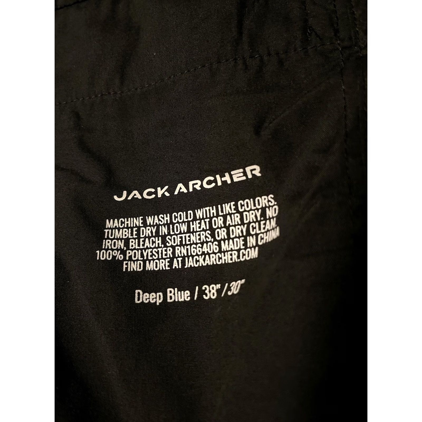 Vintage Jack Archer Jetsetter Deep Blue Tech Athletic Chinos Pants 38x30 Men's Size US 38 / EU 54 - 3 Thumbnail