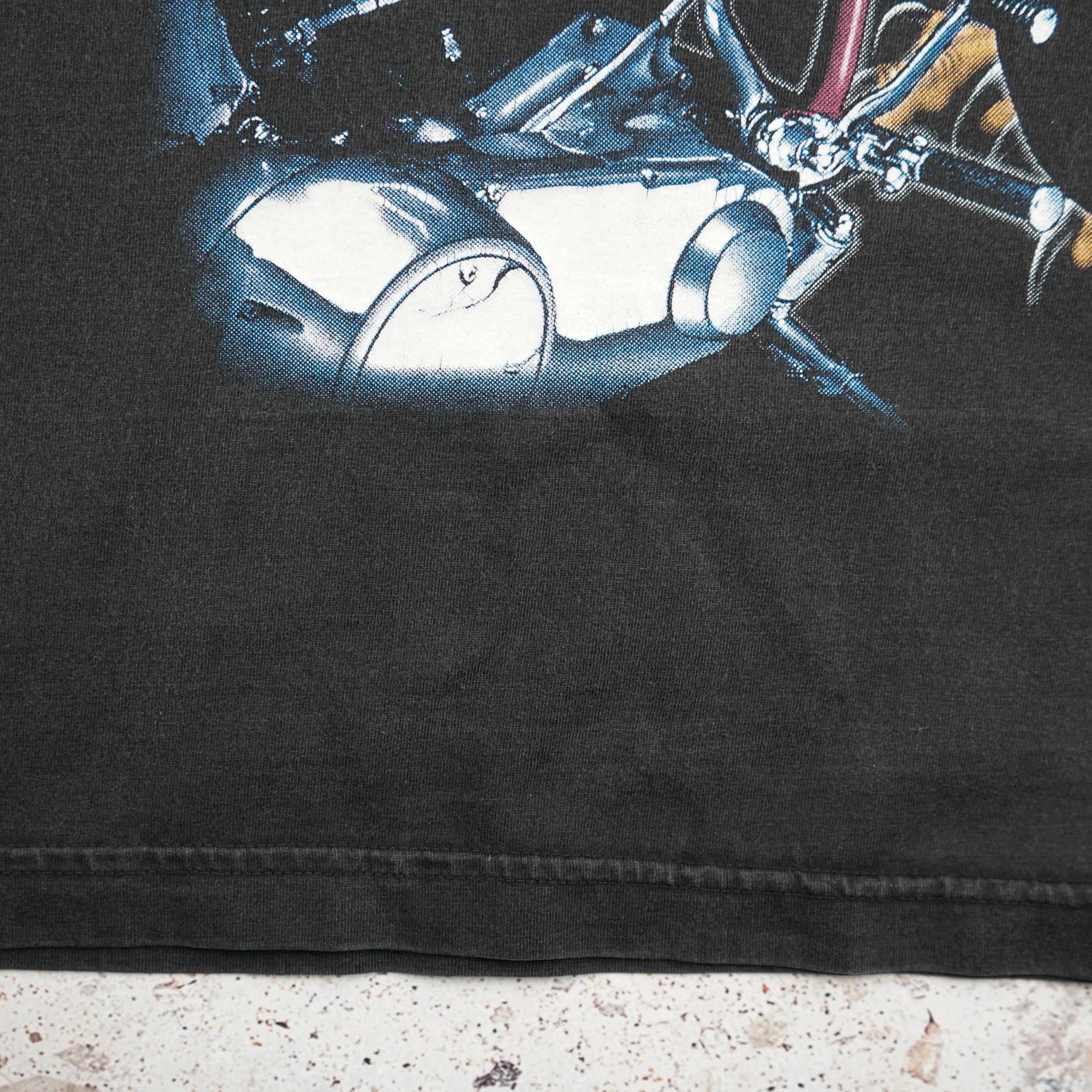Harley Davidson × Vintage Vintage Harley Davidson American Steel T Shirt Size US M / EU 48-50 / 2 - 3 Thumbnail