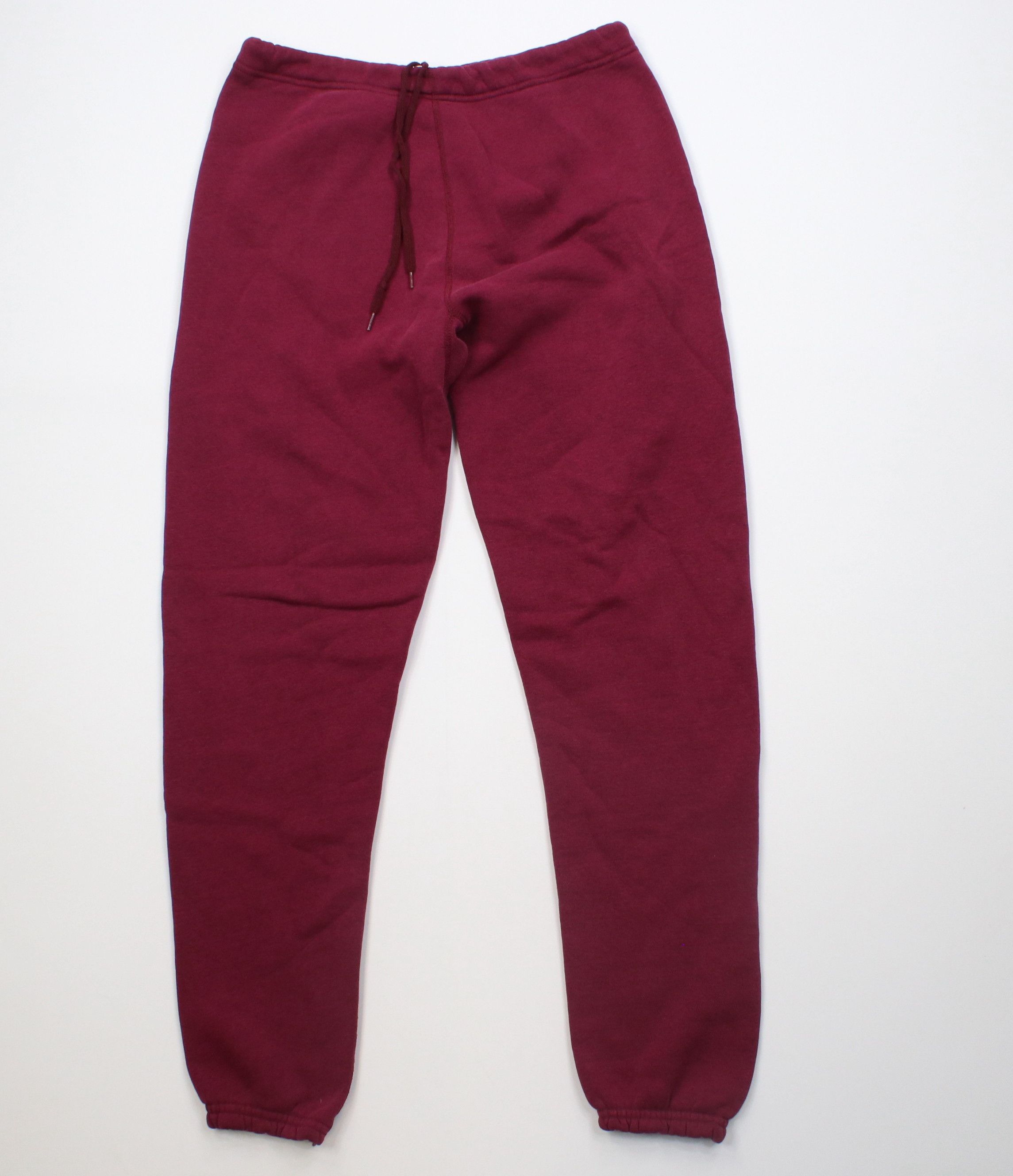 Vintage Vintage 70s 80s Heavyweight Sweatpants Joggers Maroon USA Size US 36 / EU 52 - 1 Thumbnail