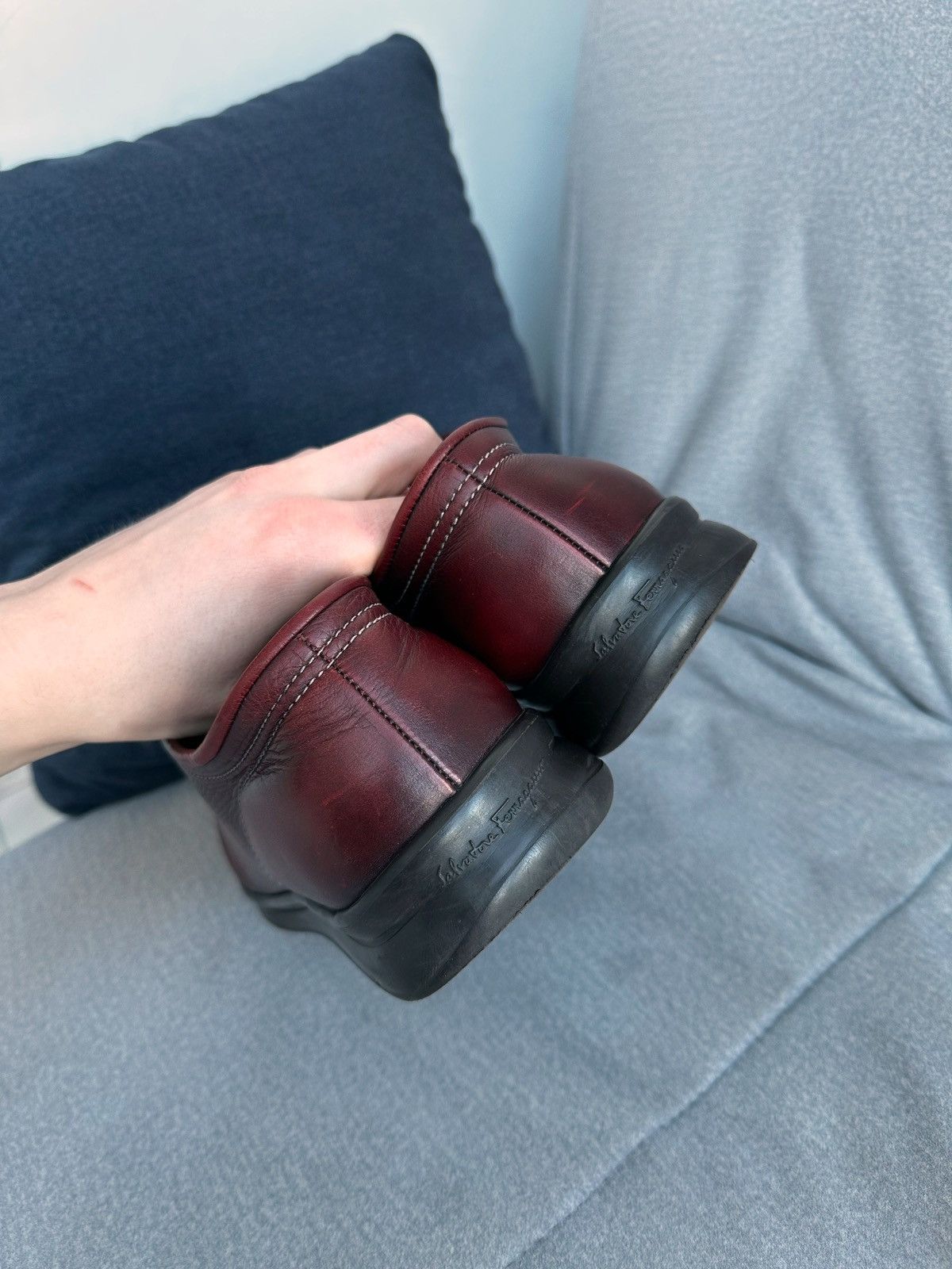 Salvatore Ferragamo Salvatore Ferragamo Leather Shoes Size US 8.5 / EU 41-42 - 7 Thumbnail
