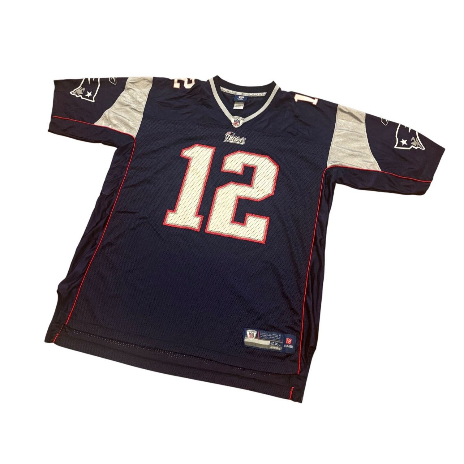 Reebok Reebok New England Patriots Tom Brady #12 Blue NFL Football Size US XXL / EU 58 / 5 - 4 Thumbnail