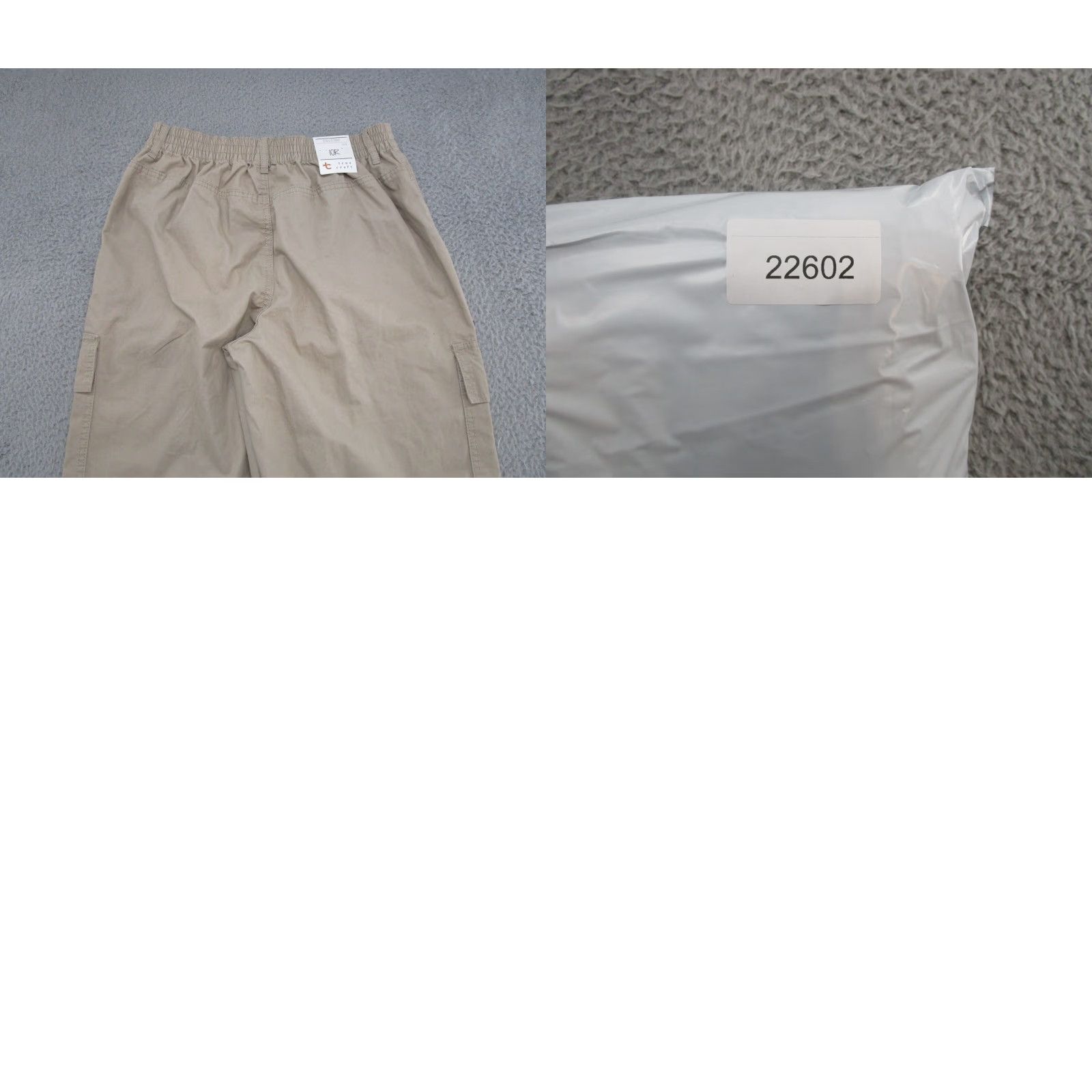 Vintage VINTAGE True Craft Cargo Pants Women 10 Beige Elastic Waist Wide-Leg 80s 90s Mens Womens Girls Size 32" / US 10 / IT 46 - 10 Thumbnail