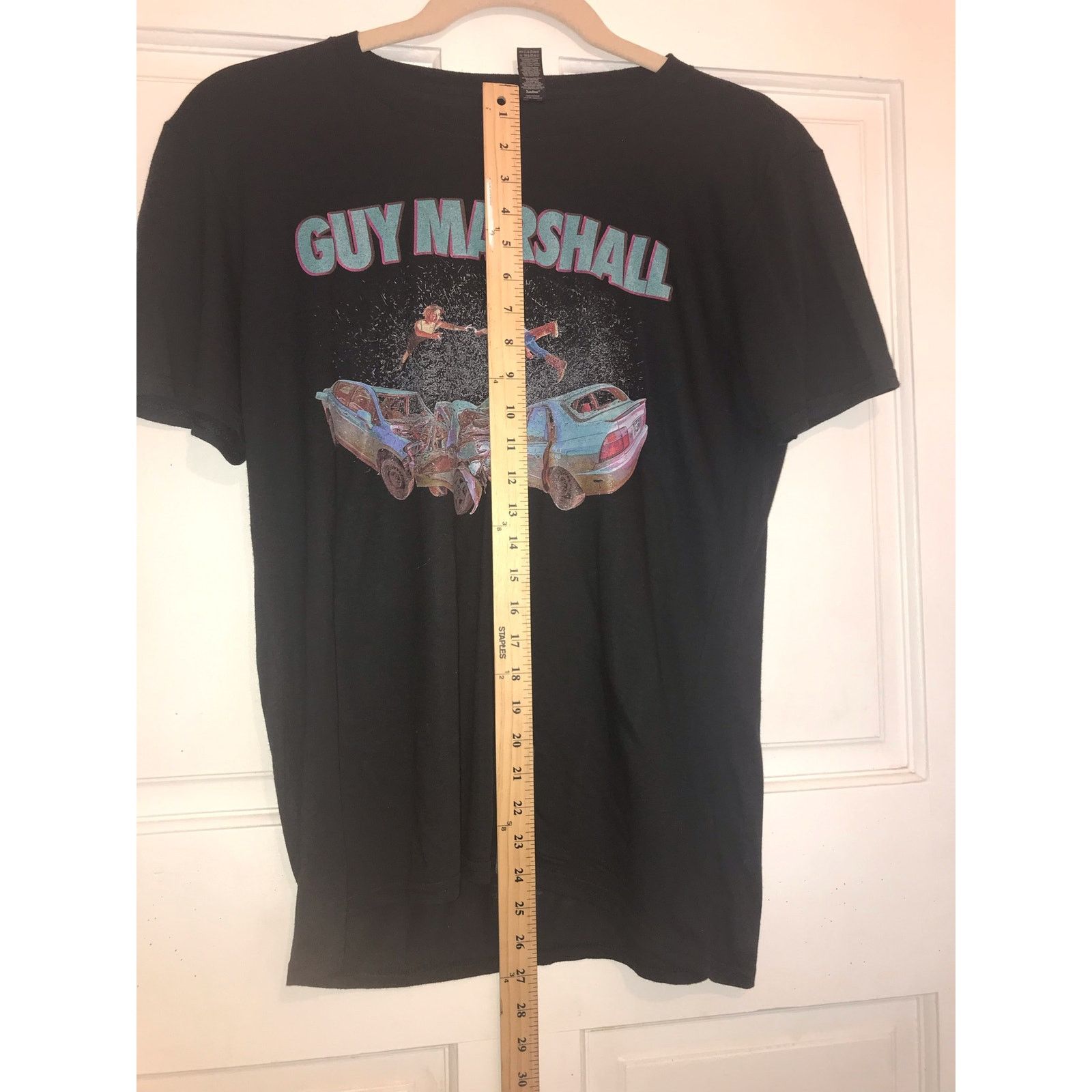 Anvil Anvil T-Shirt Men's L Black Short Sleeved Guy Marshall Logo Size US L / EU 52-54 / 3 - 11 Thumbnail