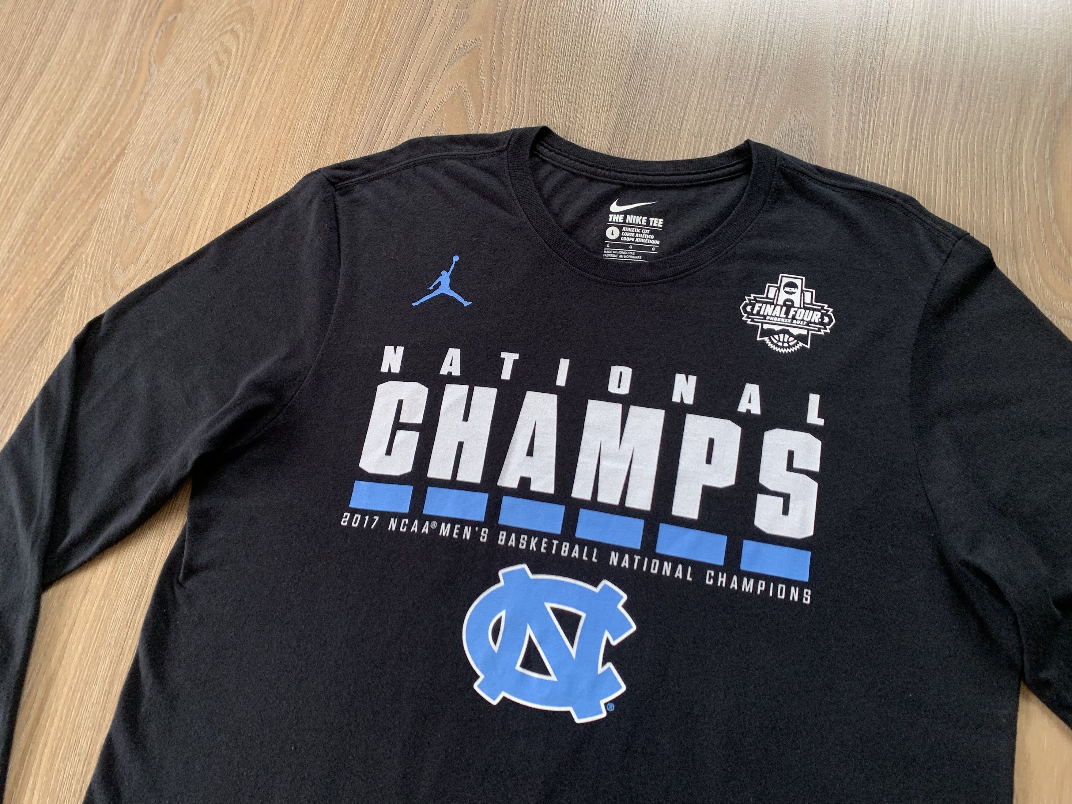NCAA × Nike The Nike Tee National Champs Printed Long Sleeve Size US L / EU 52-54 / 3 - 4 Thumbnail