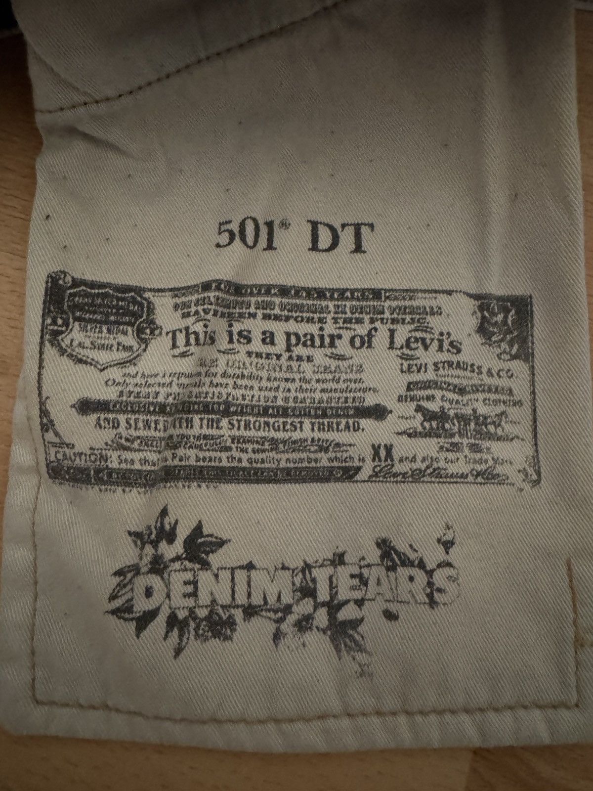 DENIM TEARS Denim Tears dark wash deim Size US 29 - 6 Thumbnail