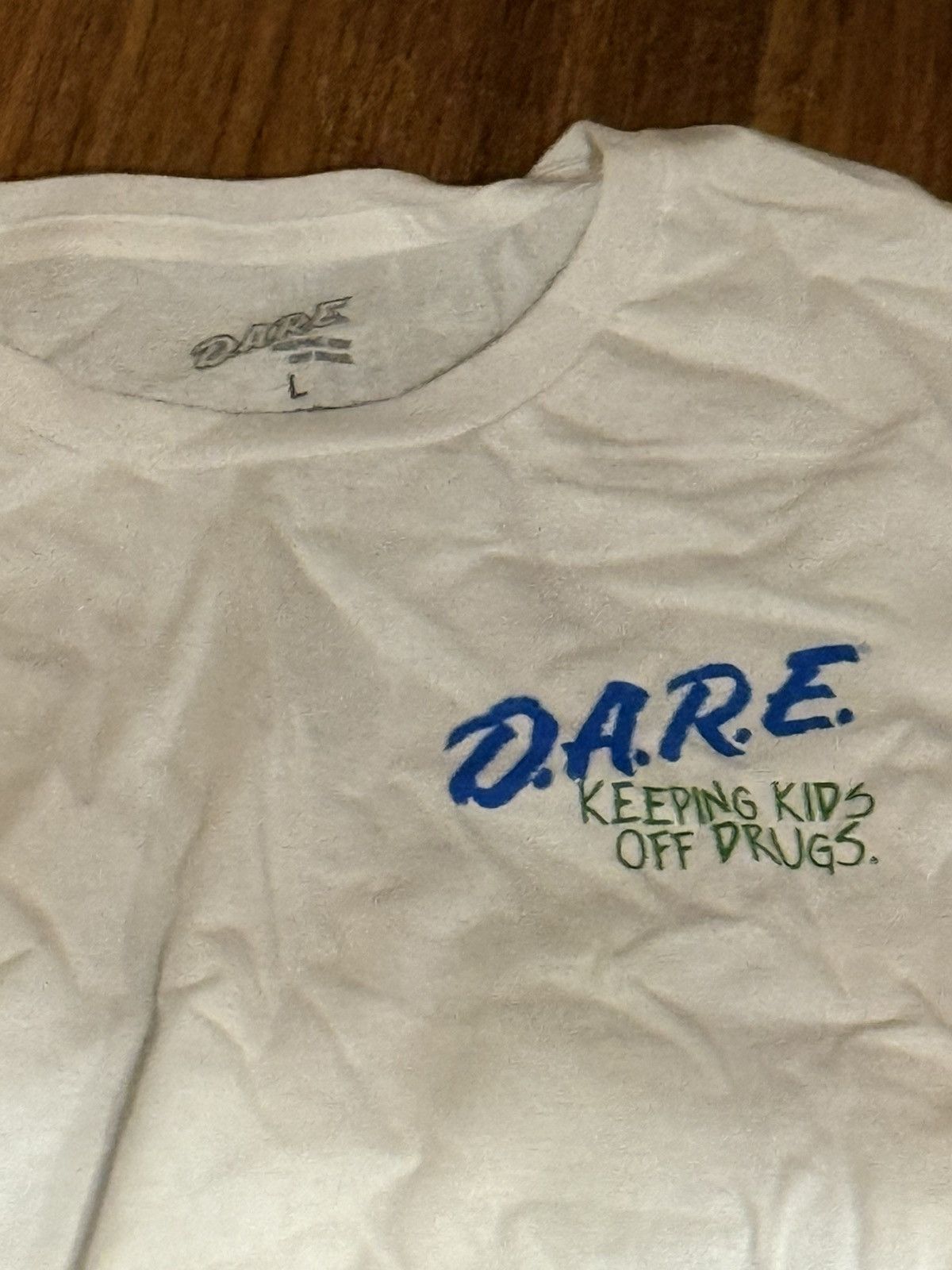 D.A.R.E × Vintage Authentic D.A.R.E. T-Shirt - Digs Will Tear Our World Apart Size US L / EU 52-54 / 3 - 4 Thumbnail
