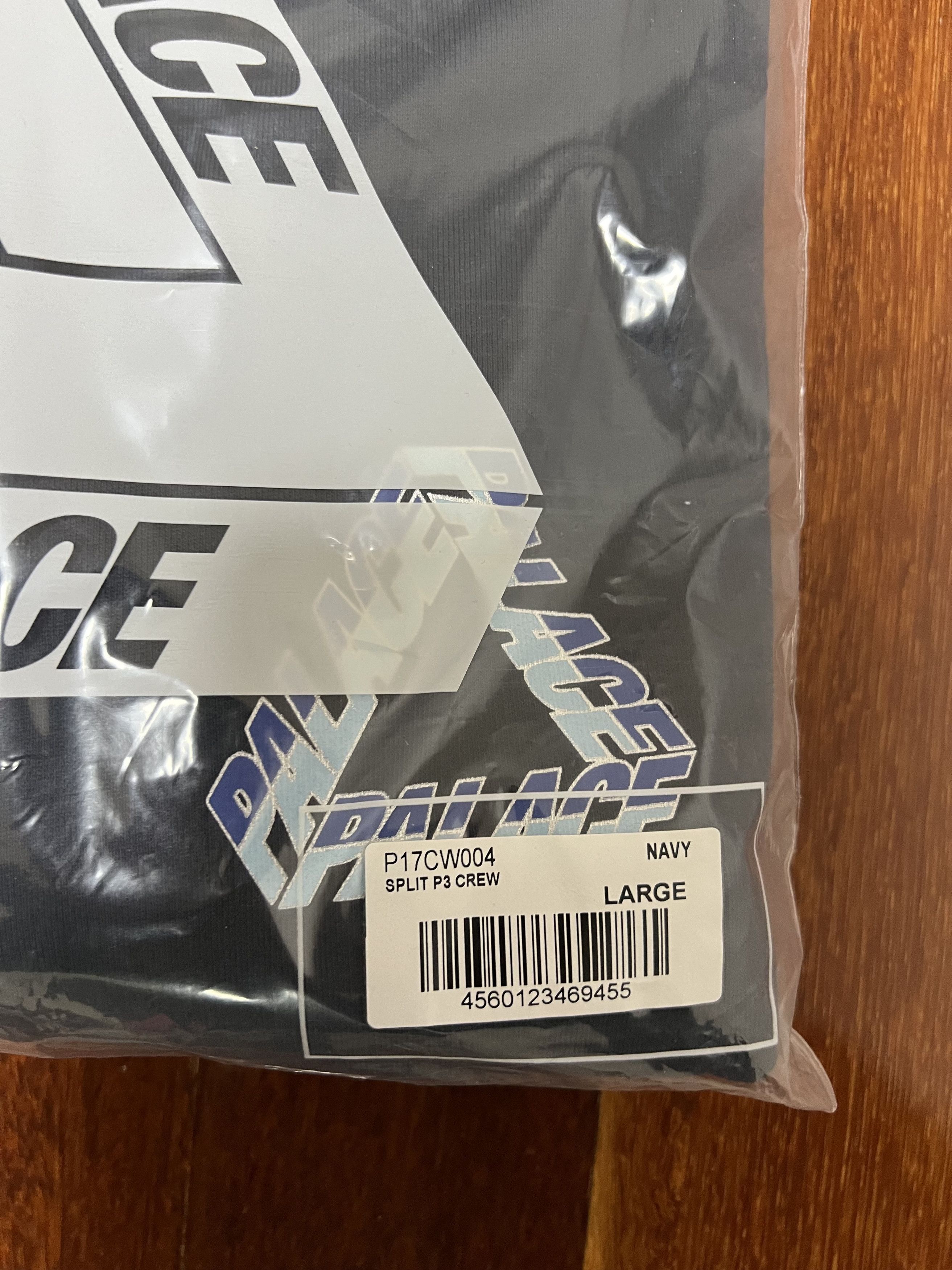 Palace 💚 2019 Palace Split P3 Crew Navy Large NEW Size US L / EU 52-54 / 3 - 11 Thumbnail