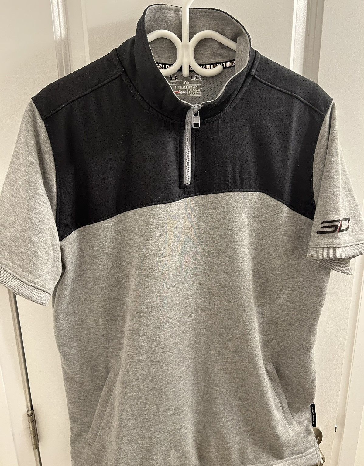 Other Under Armour Steph Curry Mens 1/4 Zip Short Sleeve Sweater Size US L / EU 52-54 / 3 - 2 Thumbnail