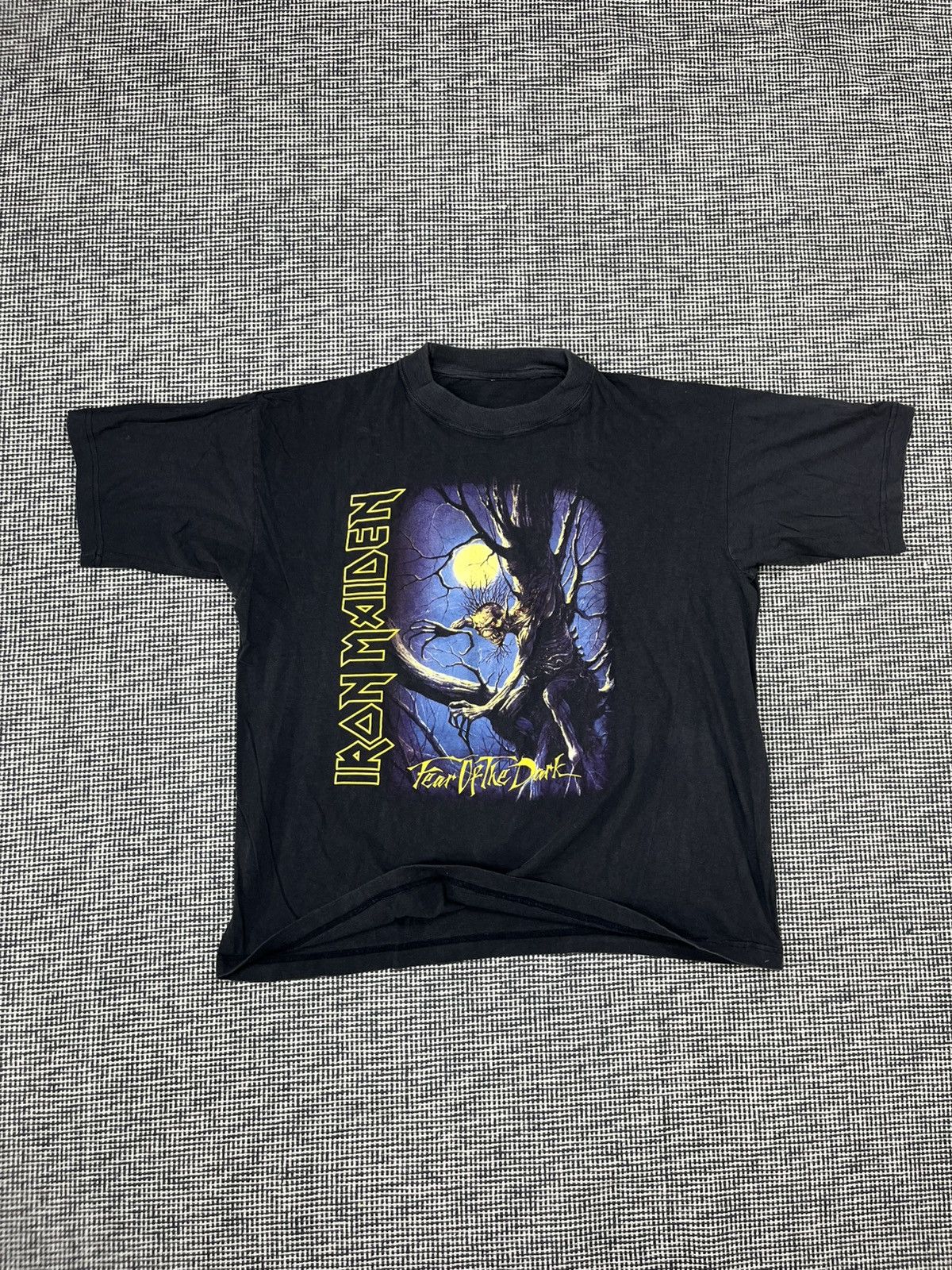 Band Tees × Vintage Iron Maiden fear of the dark vintage boxy tee fader 90s Size US M / EU 48-50 / 2 - 1 Thumbnail