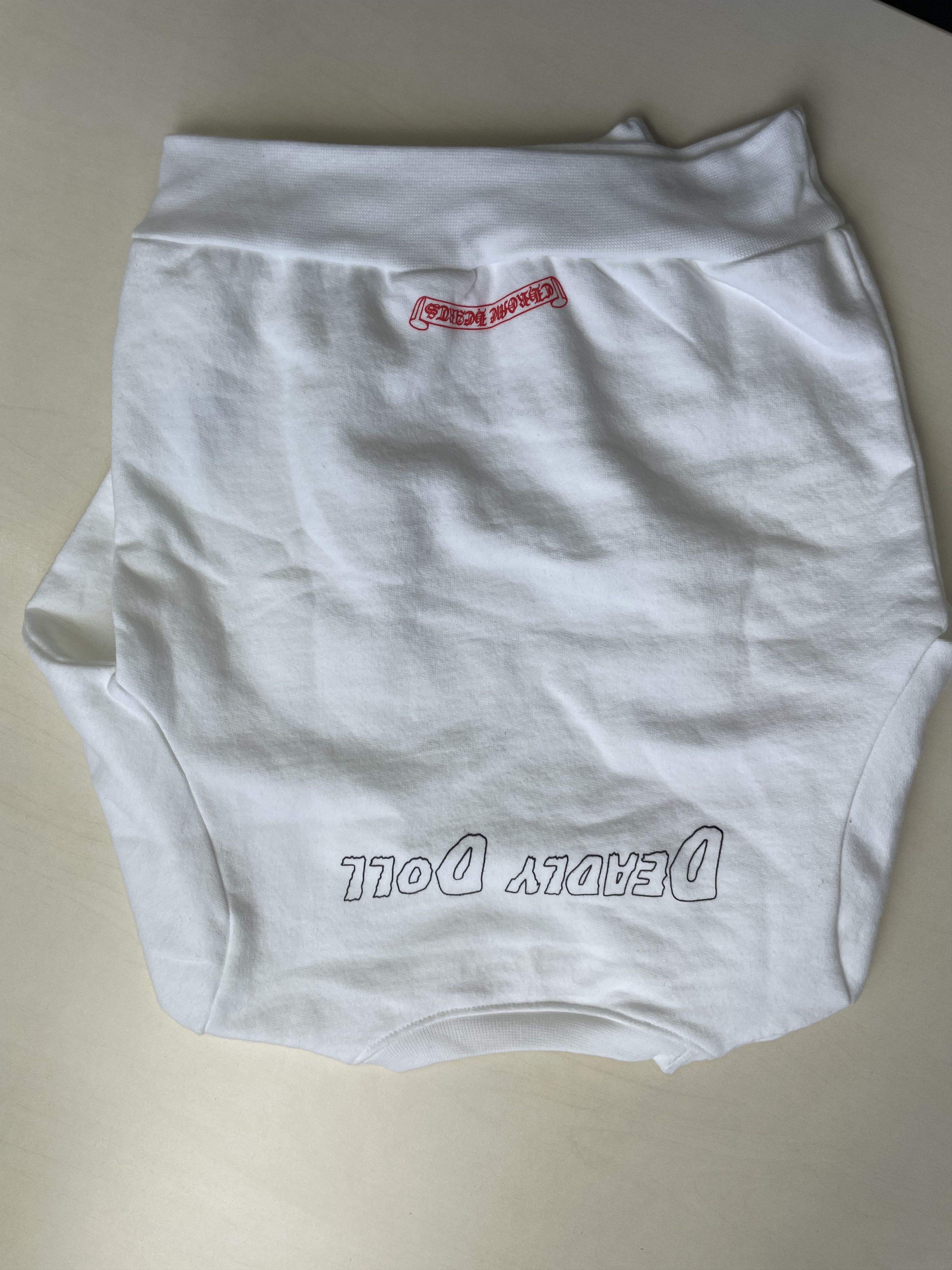 Chrome Hearts Chrome Hearts Deadly Doll Horseshoe White Kids Sweatshirt Size US XXS / EU 40 - 14 Thumbnail
