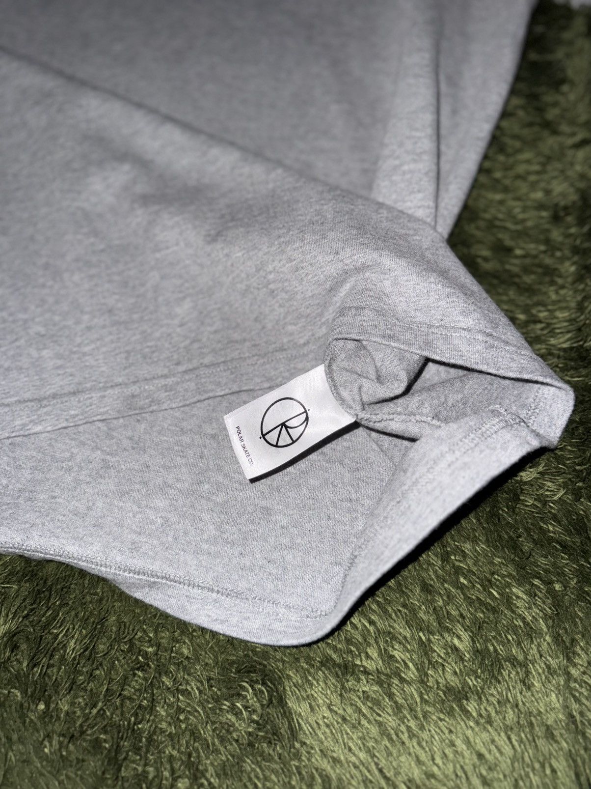 Polar Skate Co. [XL] Polar Skate Co. Vertical Logo T-Shirt Heather Grey Size US XL / EU 56 / 4 - 6 Thumbnail
