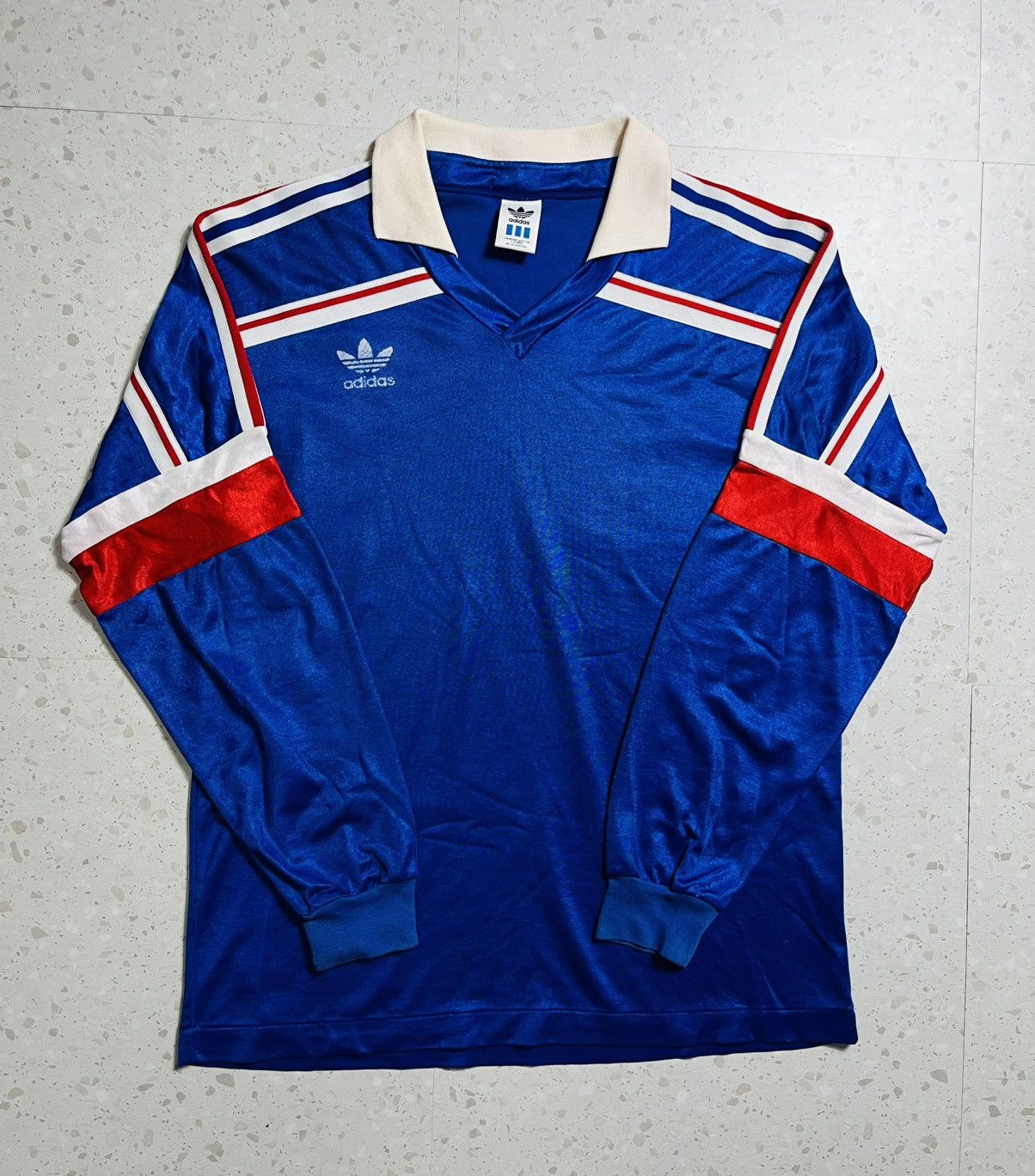 Adidas Vintage 1986 Adidas tamplate France jersey Size US M / EU 48-50 / 2 - 1 Thumbnail