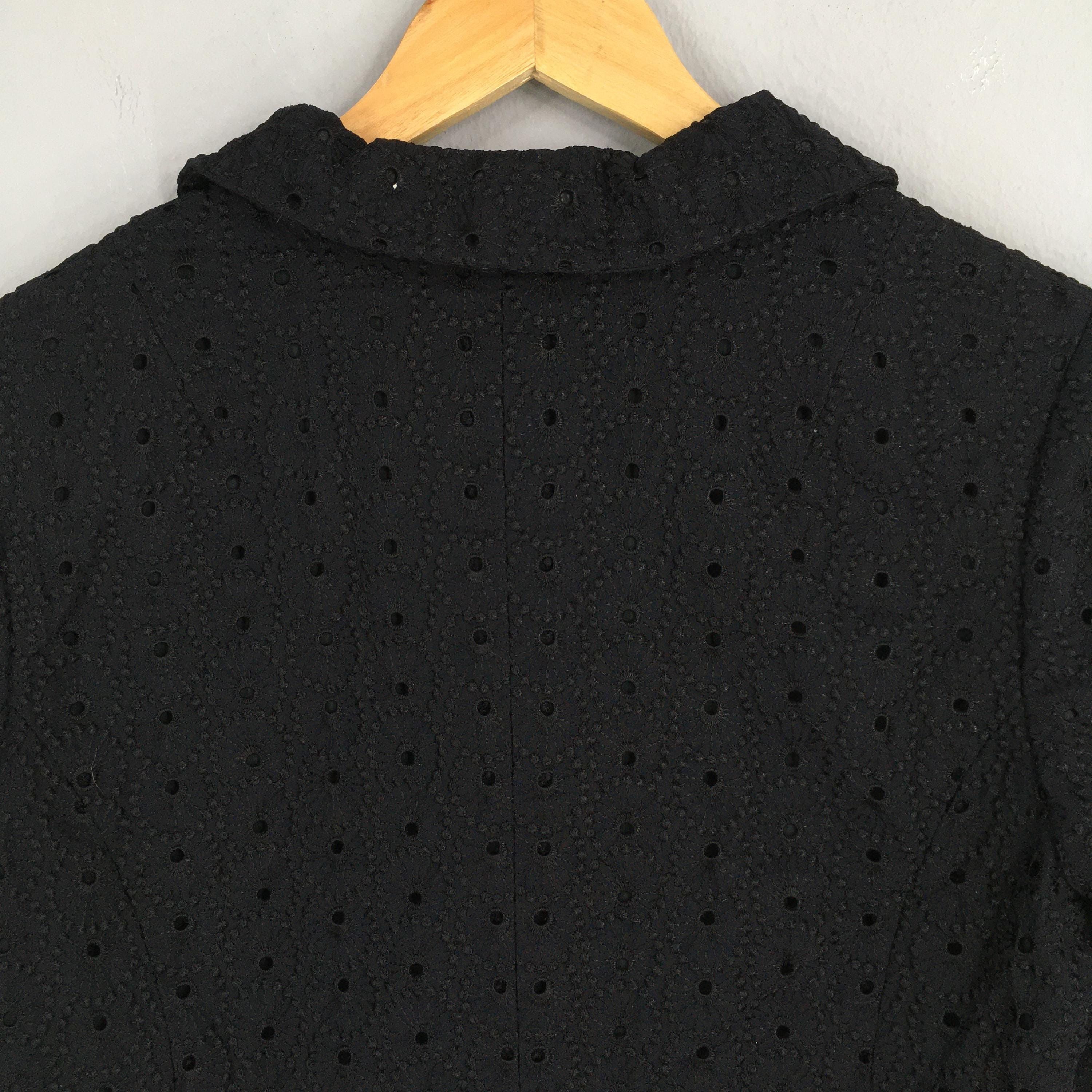 Vintage Vintage Cabi Flamenco Double Collar Black Women Shirt Small Size S / US 4 / IT 40 - 6 Thumbnail