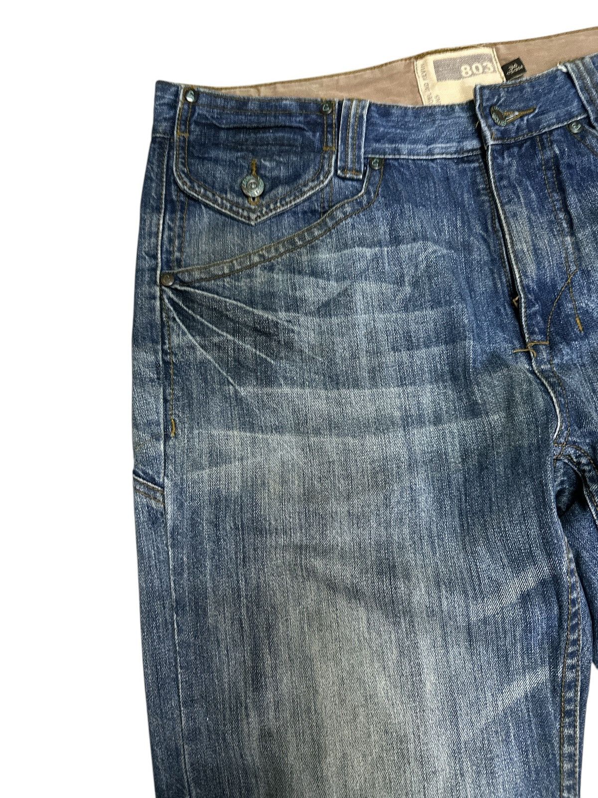 Japanese Brand Samuel Kevin Distress Denim Size US 34 / EU 50 - 5 Thumbnail