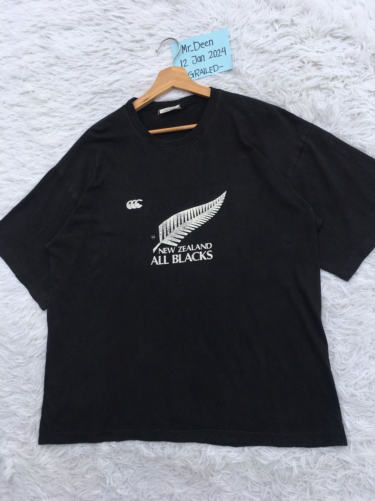 Canterbury of New Zealand Vintage CCC New Zealand All Blacks Tshirt Size US L / EU 52-54 / 3 - 5 Thumbnail