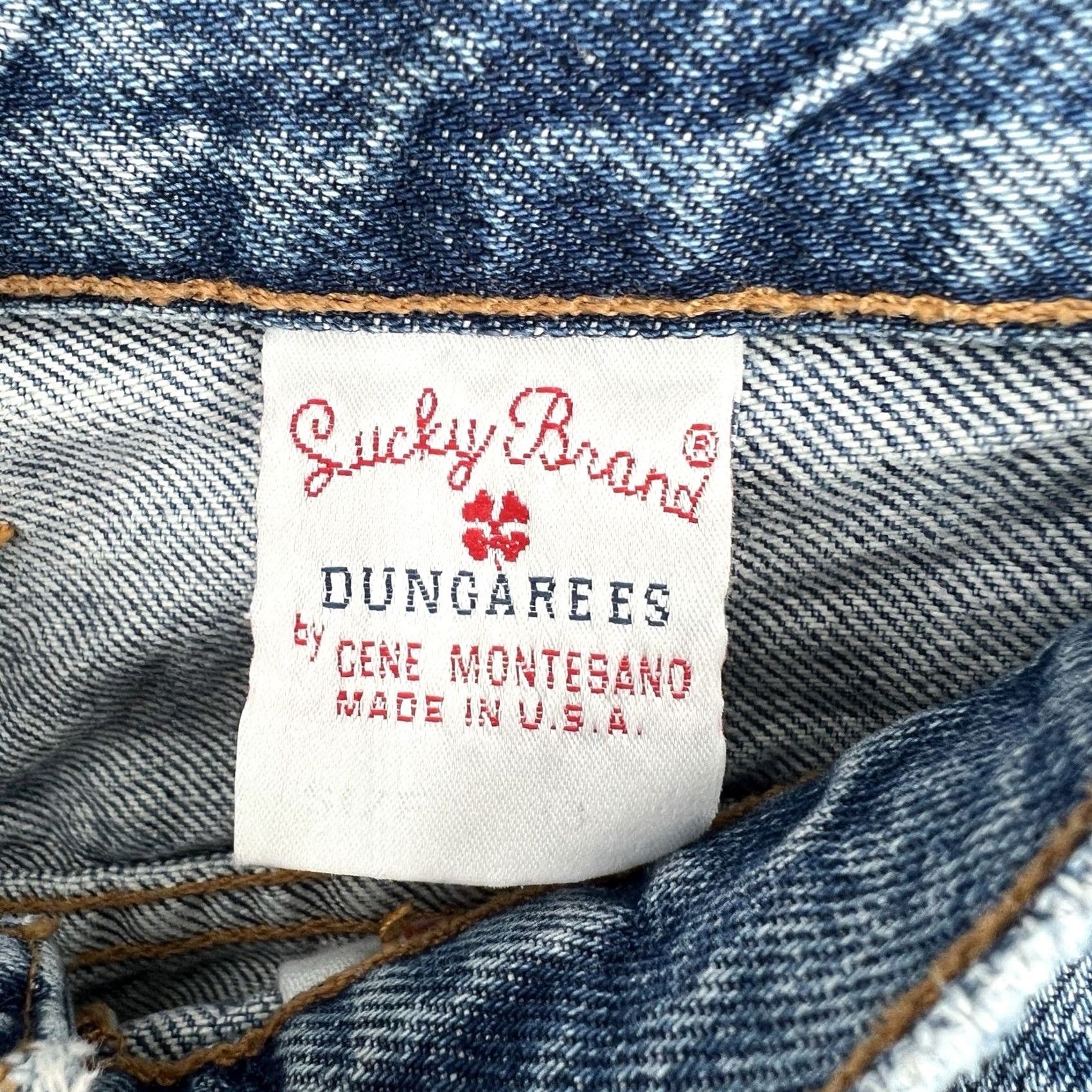 Lucky Brand VINTAGE Lucky Brand Jeans Mens 33x30 Relaxed Fit Denim USA 90s Straight Blue Mens Size US 33 - 5 Thumbnail