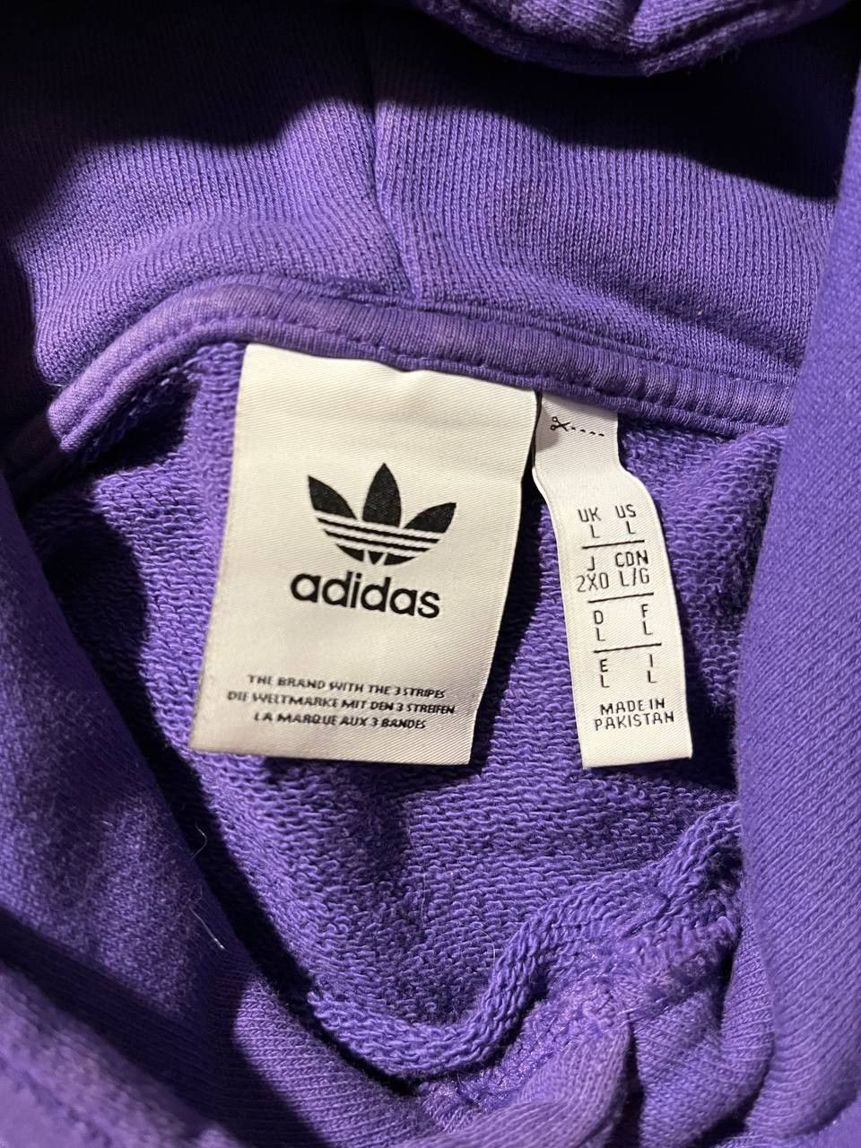 Adidas Adidas Originals Purple Hoodie Size US L / EU 52-54 / 3 - 3 Thumbnail