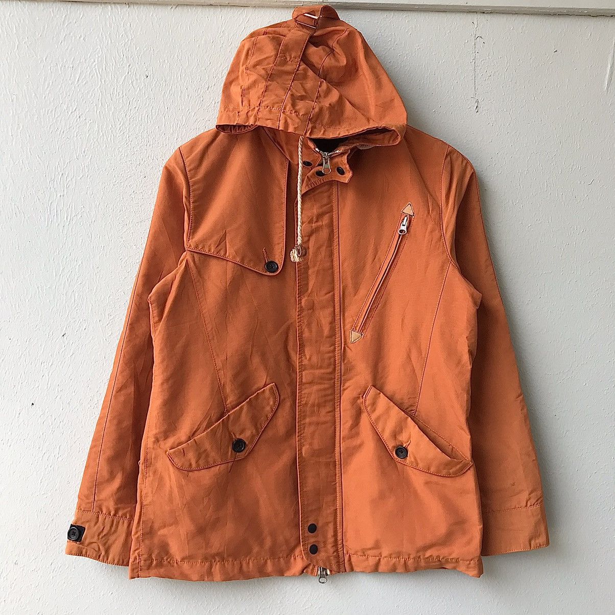 Simplicite utility tactical hoodie canvas cotton jacket