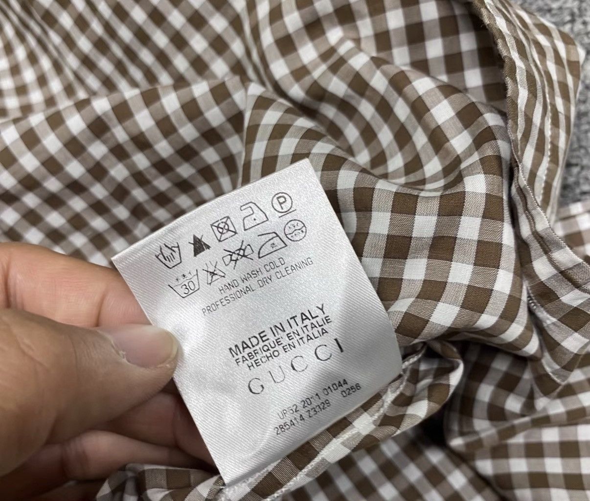 Gucci Gucci Plaid Short Sleeve Shirt J16 Size US XXS / EU 40 - 5 Thumbnail