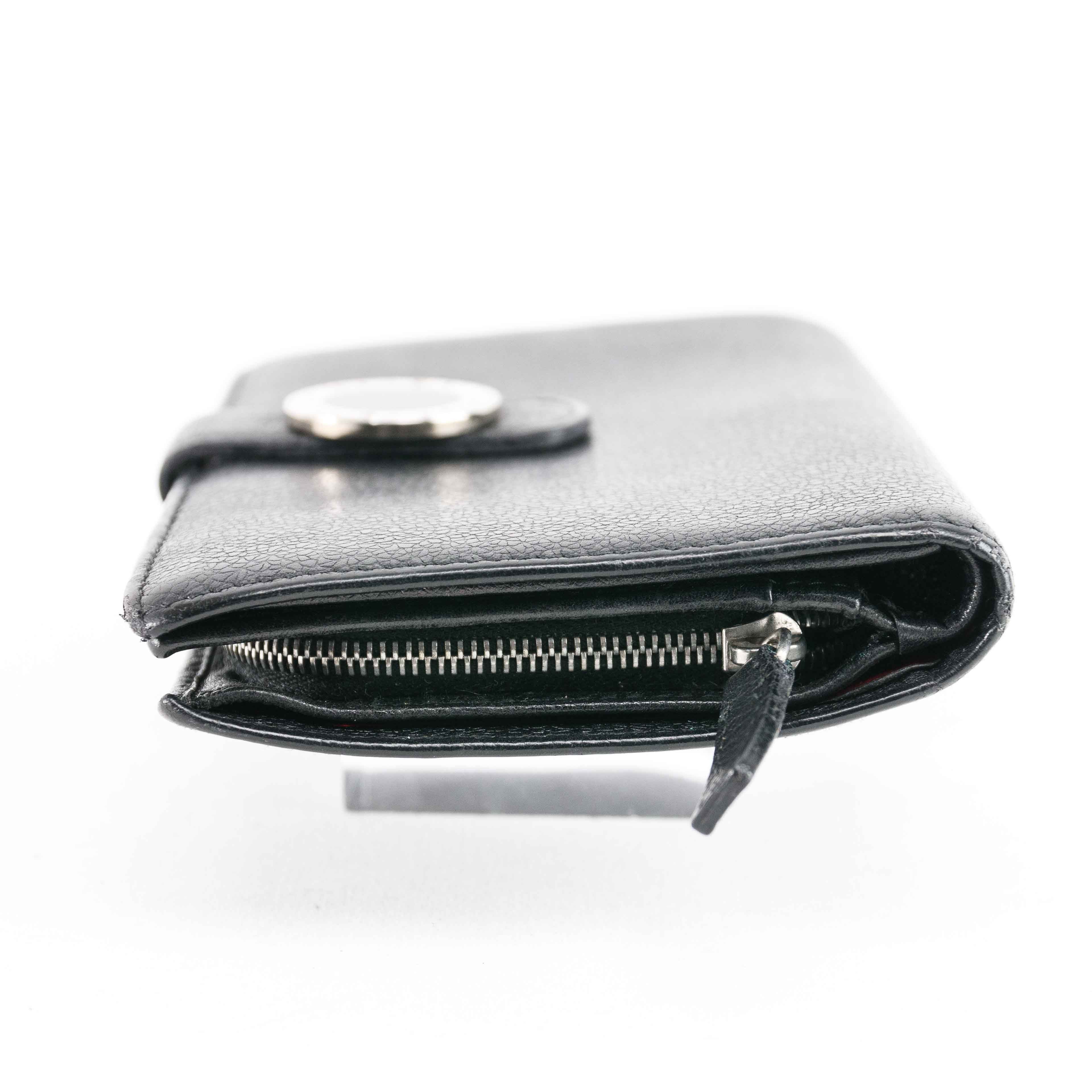 Bvlgari BVLGARI Black Leather Bi-fold Continental Wallet Size ONE SIZE - 8 Thumbnail