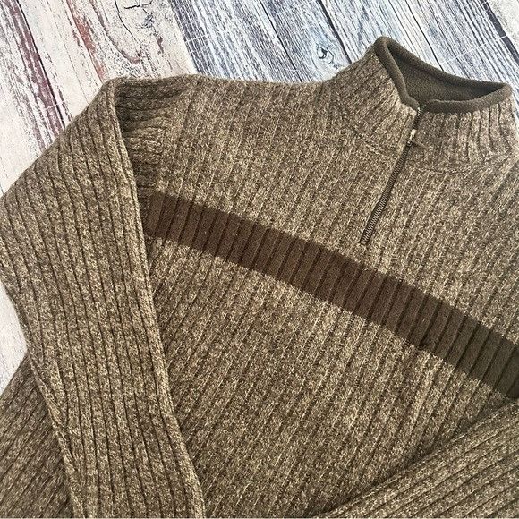 American Eagle Outfitters Vintage Y2K American Eagle Outfitters Men's Brown Ribbed 100 Size US L / EU 52-54 / 3 - 3 Thumbnail