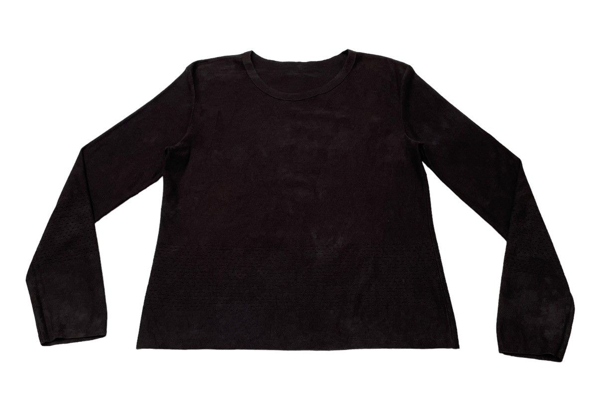 Vintage Vintage Japanese Brand Issey Miyake Plain T-Shirt 1990s Size US S / EU 44-46 / 1 - 1 Thumbnail