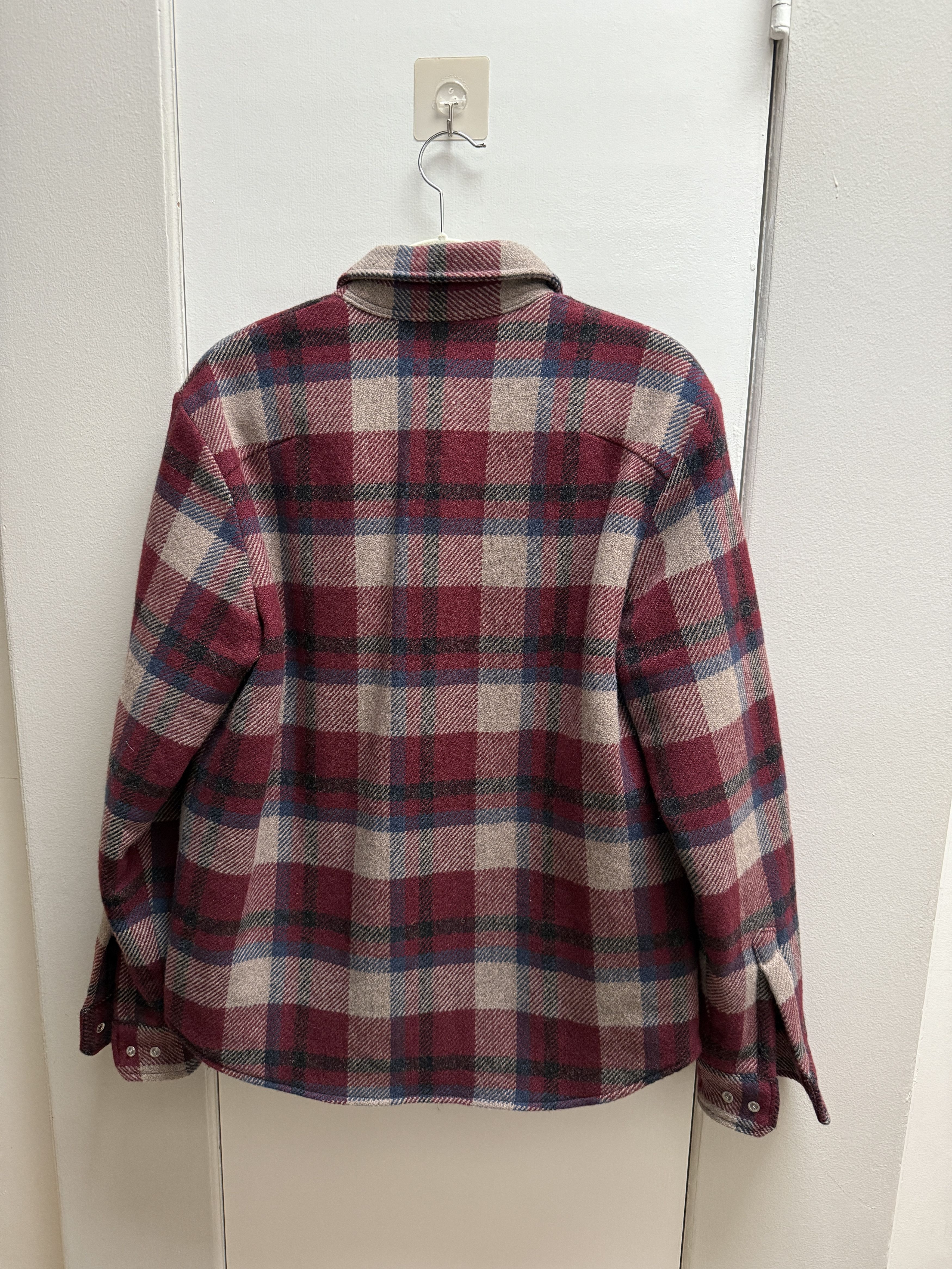 John Elliott John Elliott Jupiter Overshirt Medium Burgundy X Navy Size US M / EU 48-50 / 2 - 4 Thumbnail