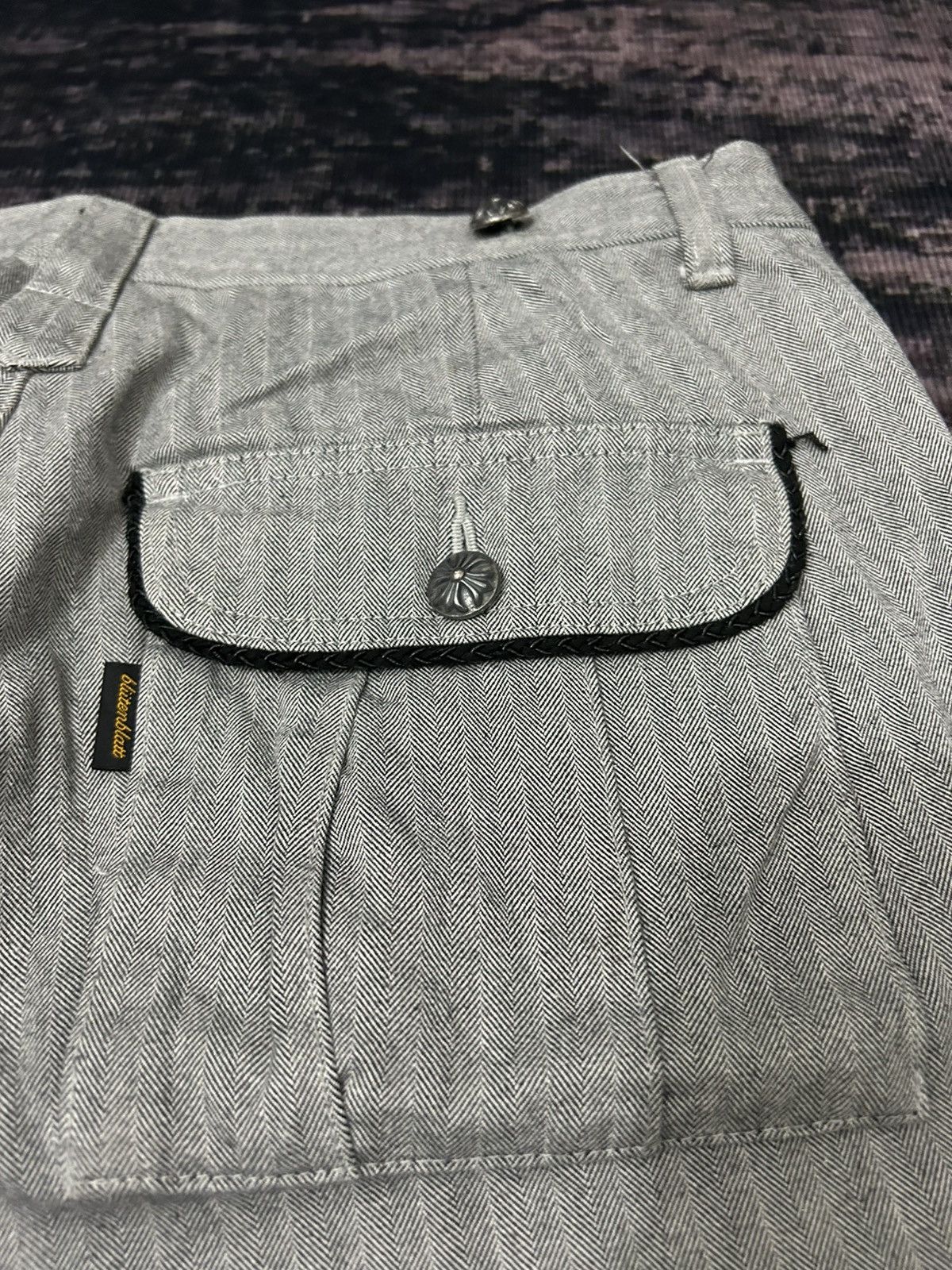 Tornado Mart Japanese Brand Blutenblatt Cross Button Flare Pants Size US 32 / EU 48 - 14 Thumbnail