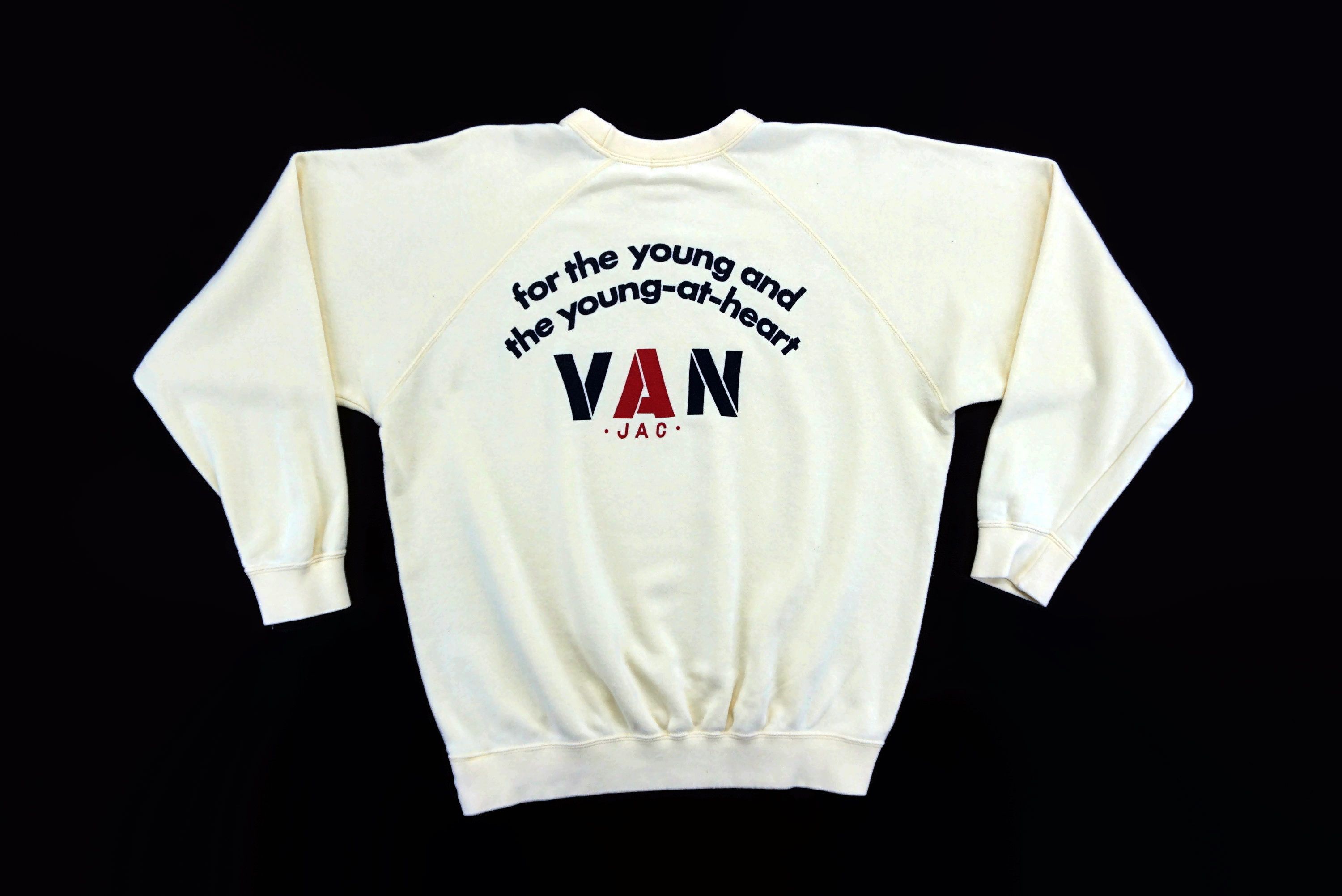 Japanese Brand Vintage Van Jac Sweatshirt Spell Out For The Young Pullover Size US S / EU 44-46 / 1 - 1 Thumbnail