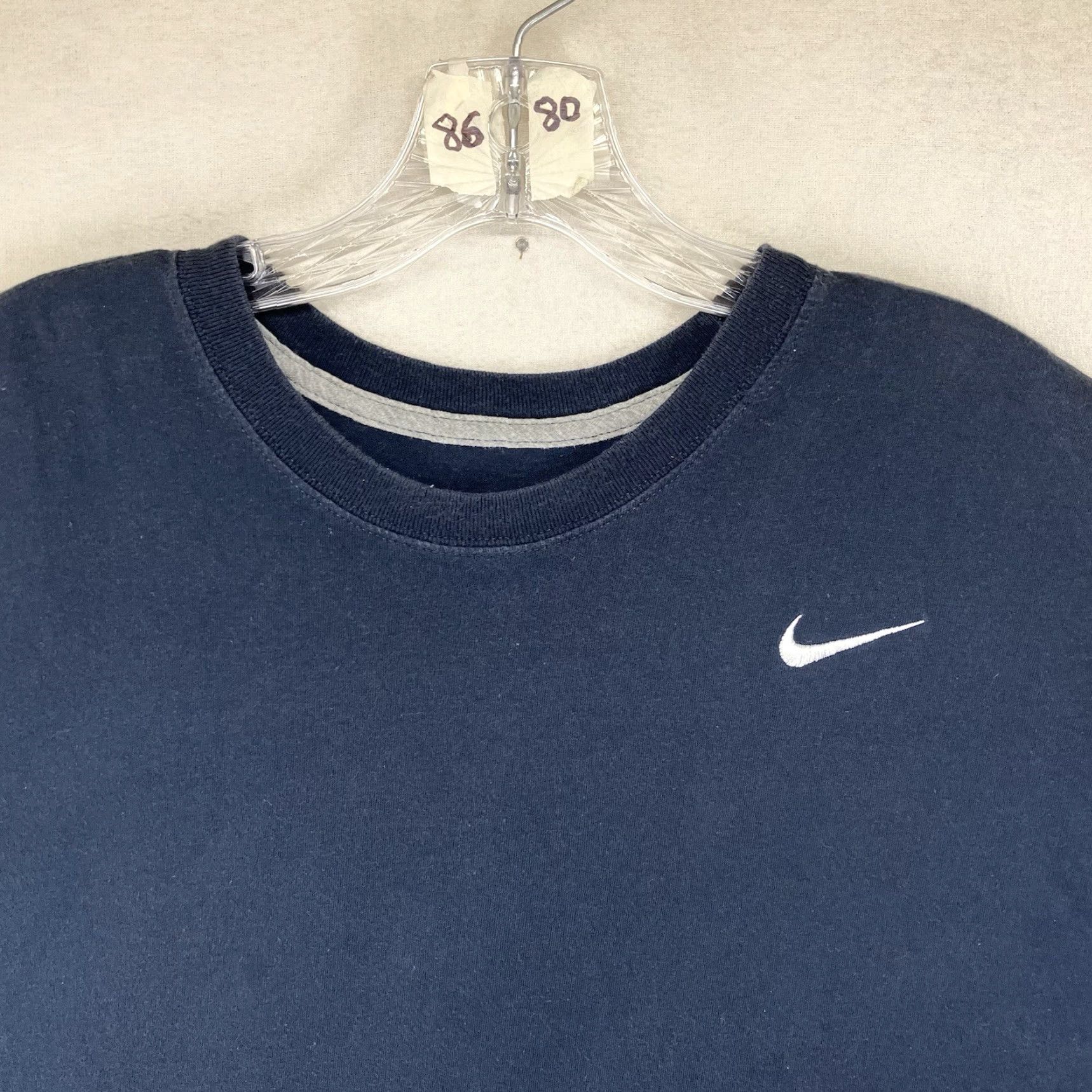 Nike VINTAGE Nike T-Shirt Men XL Black 90s Retro Sports Embroidered Short Sleeve Crew Neck Size US XL / EU 56 / 4 - 5 Thumbnail