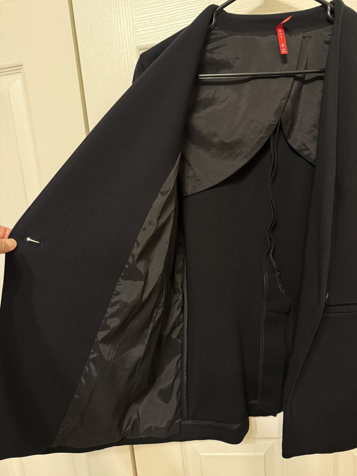 Spanx The Perfect Blazer Black Collarless Business Preppy Size S / US 4 / IT 40 - 6 Thumbnail