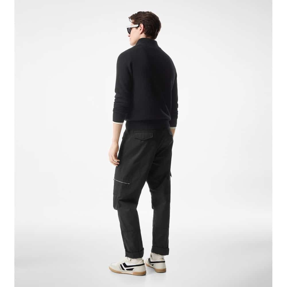 Tom Ford o1loc1c0126 SWL007 Cotton Sport Cargo Pant in Black Size US 30 / EU 46 - 3 Thumbnail