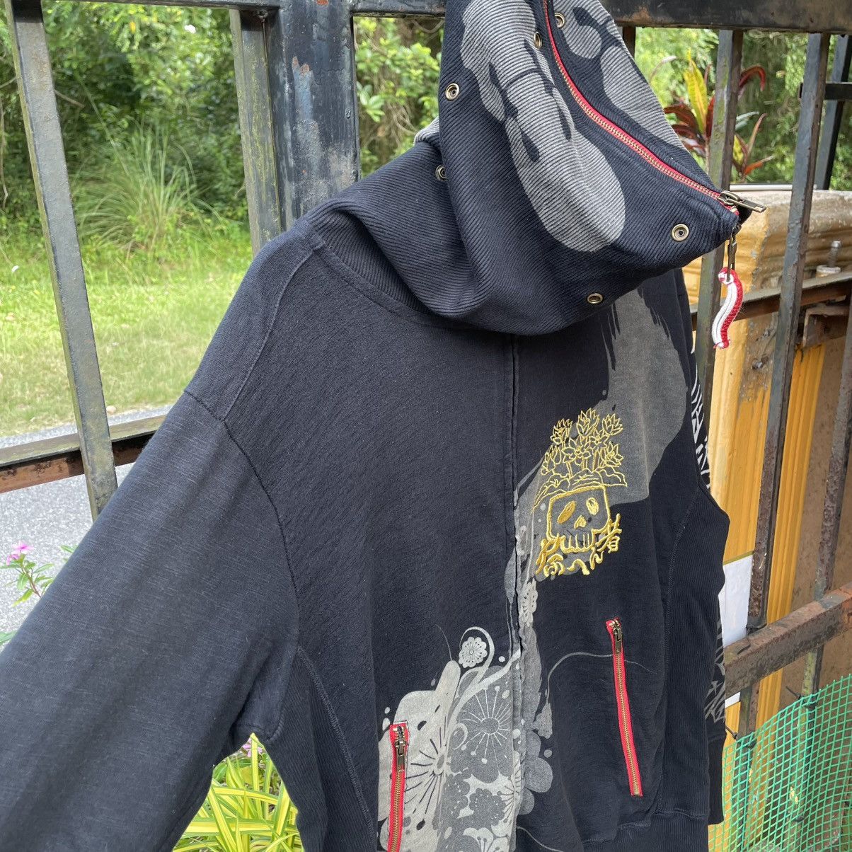 Art Comes First 🔥🇯🇵Motive Tattoo Skulls Sukajan Full Zip Head Sweater Hoodie Size US M / EU 48-50 / 2 - 6 Thumbnail