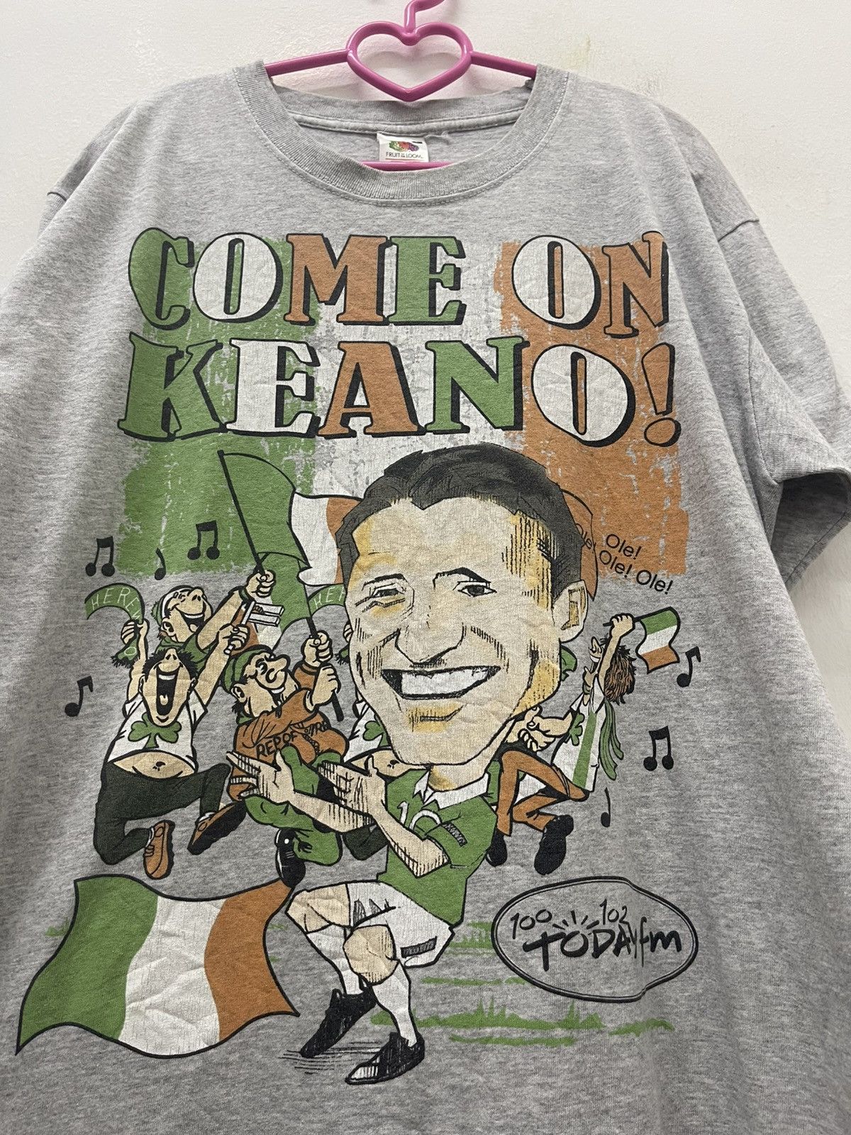 Vintage Rare Vintage ROY KEANE Come On Keano Irish Football Legend Size US L / EU 52-54 / 3 - 2 Thumbnail