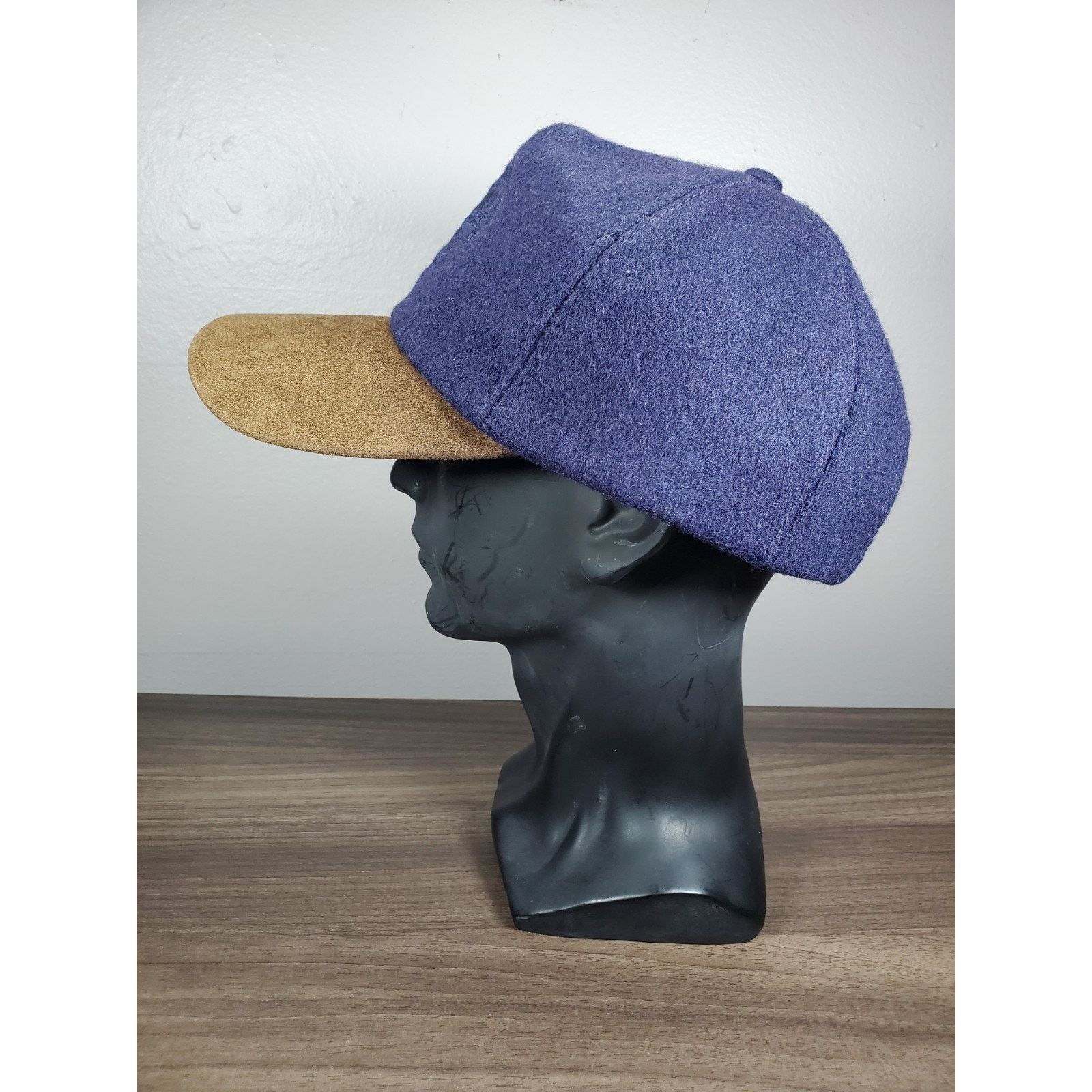 Adventure Bound × Vintage Vintage Leather & Wool Adventure Bound Hat Strapback Cap USA Size ONE SIZE - 6 Thumbnail