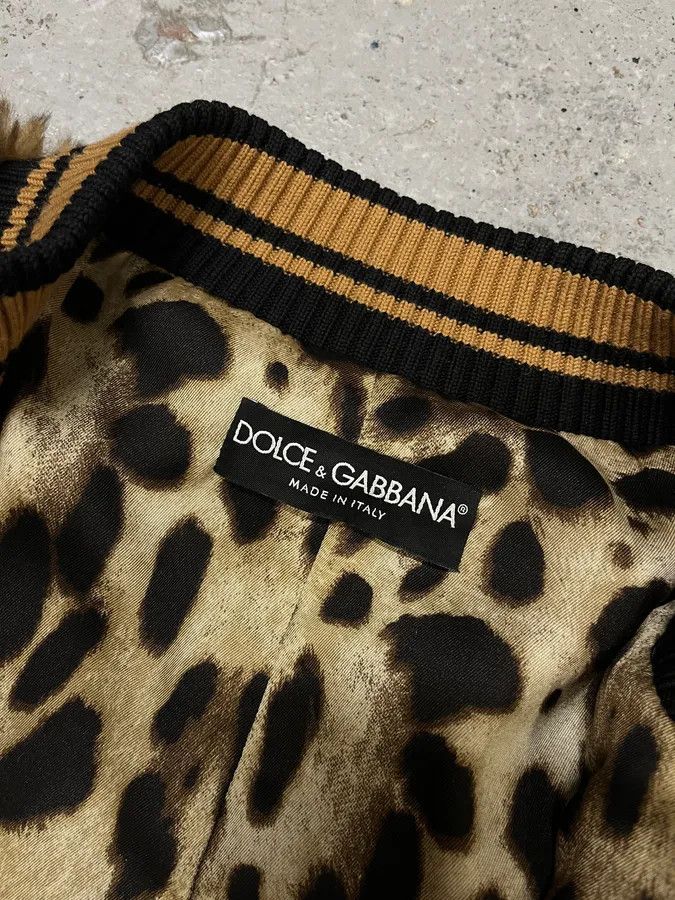 Dolce & Gabbana AW2021 Dolce & Gabbana Leopard Print Fur Bomber Cardigan Jacket Size S / US 4 / IT 40 - 9 Thumbnail