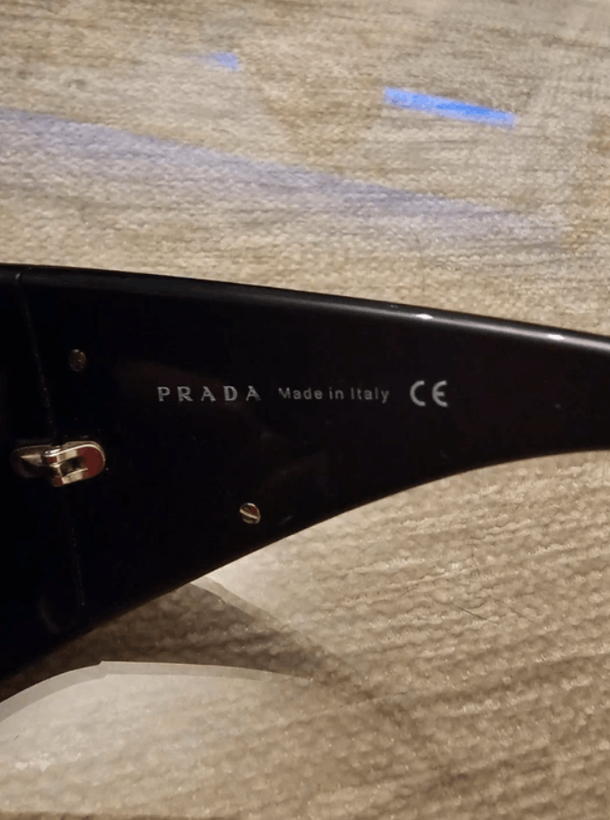 Prada PRADA Sunglasses Wrap Shield Mask Symbole Sport Red Tab Size ONE SIZE - 6 Thumbnail