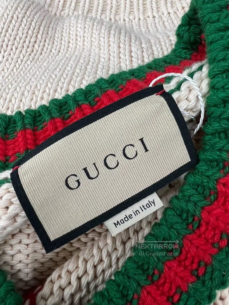 Gucci Gucci Pink Valentine's Day Limited Edition Knitted Sweater Size L / US 10 / IT 46 - 4 Thumbnail