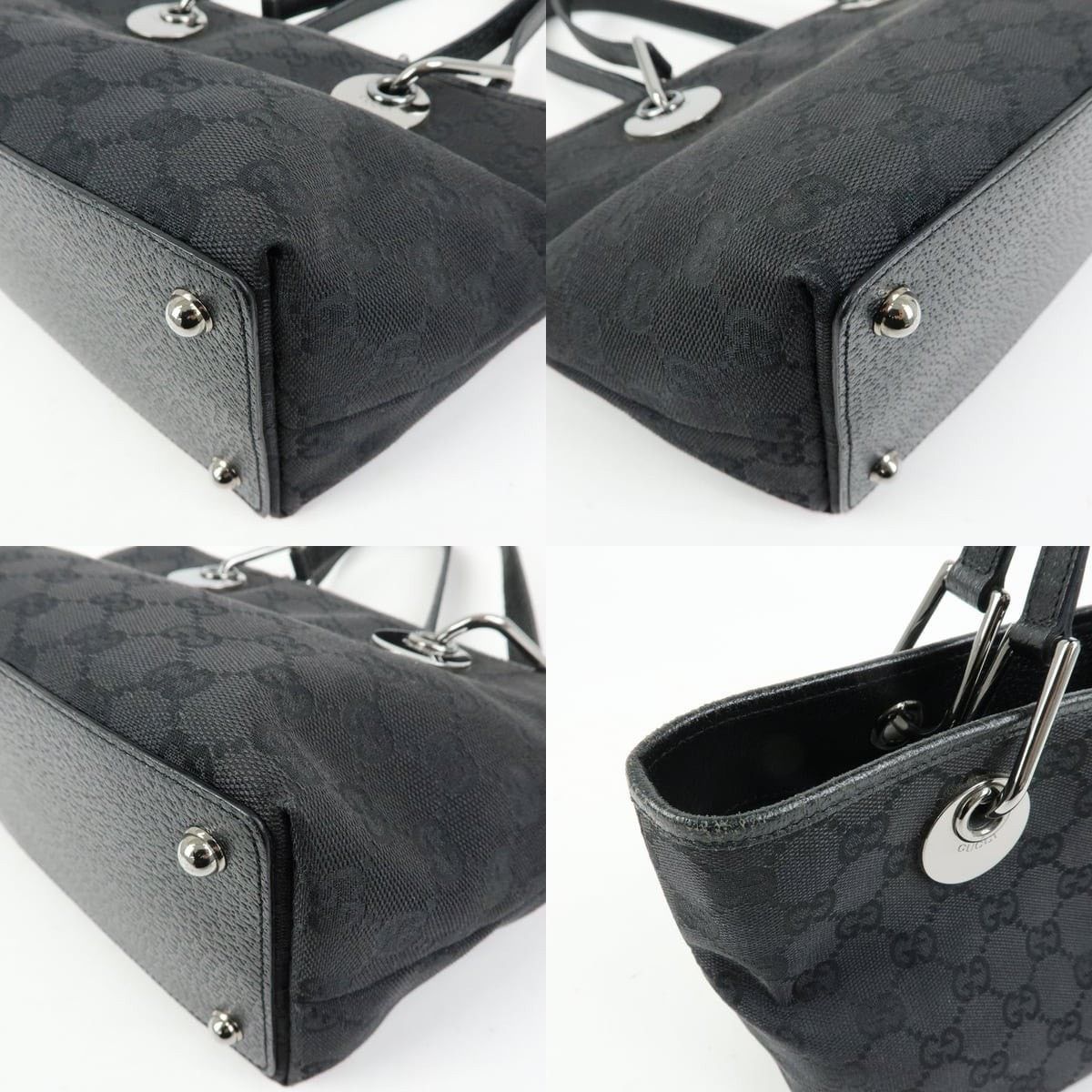 Gucci Gucci GG Canvas Mini Tote Black Size ONE SIZE - 5 Thumbnail