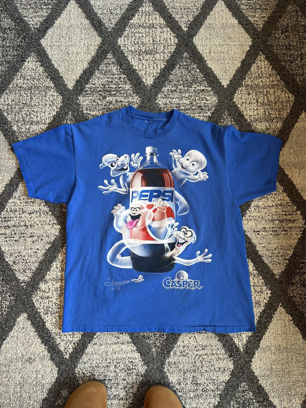 Pepsi × Vintage Vintage 1995 Pepsi Casper The Friendly Ghost tee Size US XL / EU 56 / 4 - 1 Thumbnail