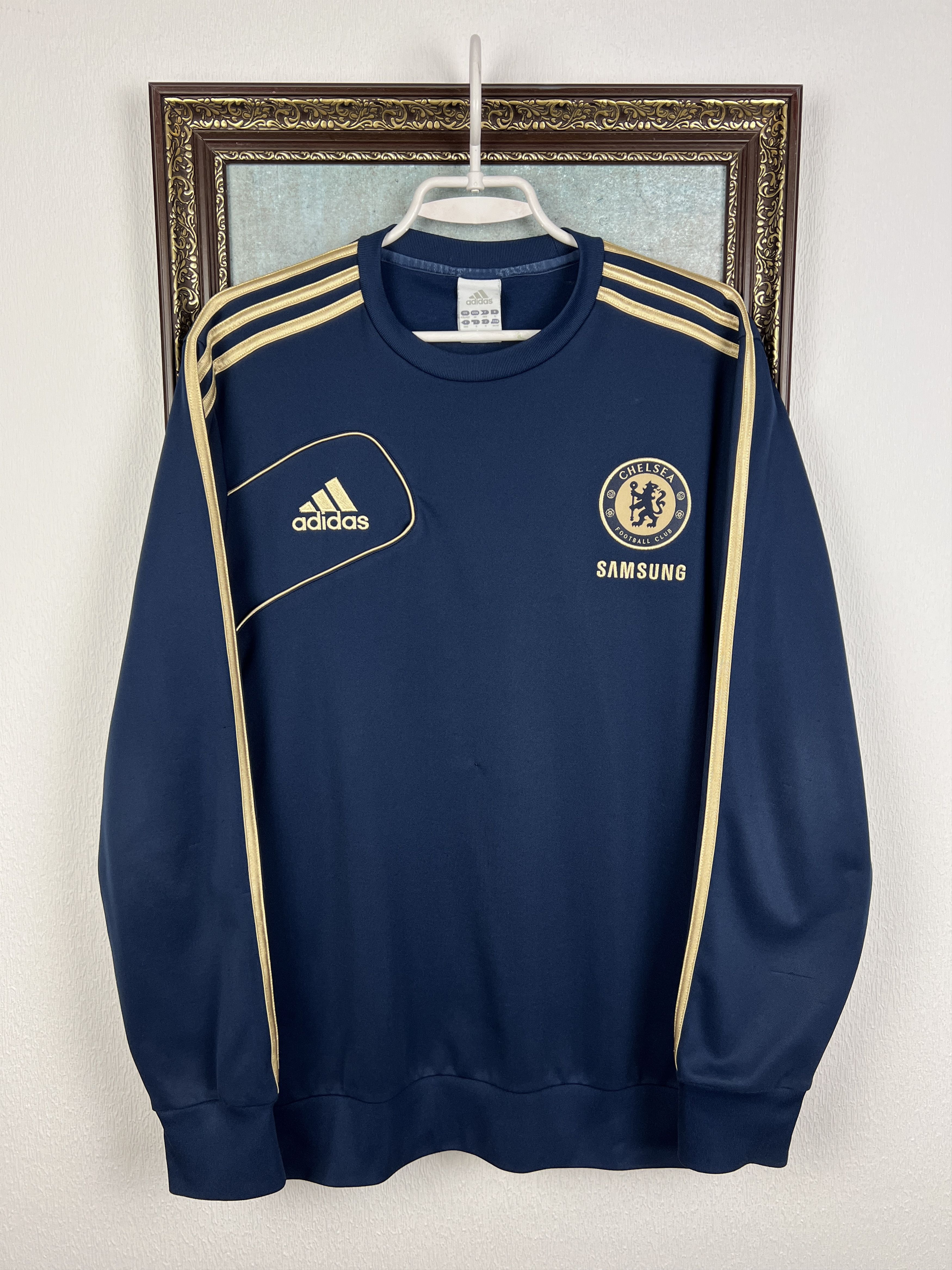 Adidas Adidas Chelsea Football Sweatshirt Soccer Jacket Rare Size US M / EU 48-50 / 2 - 1 Thumbnail