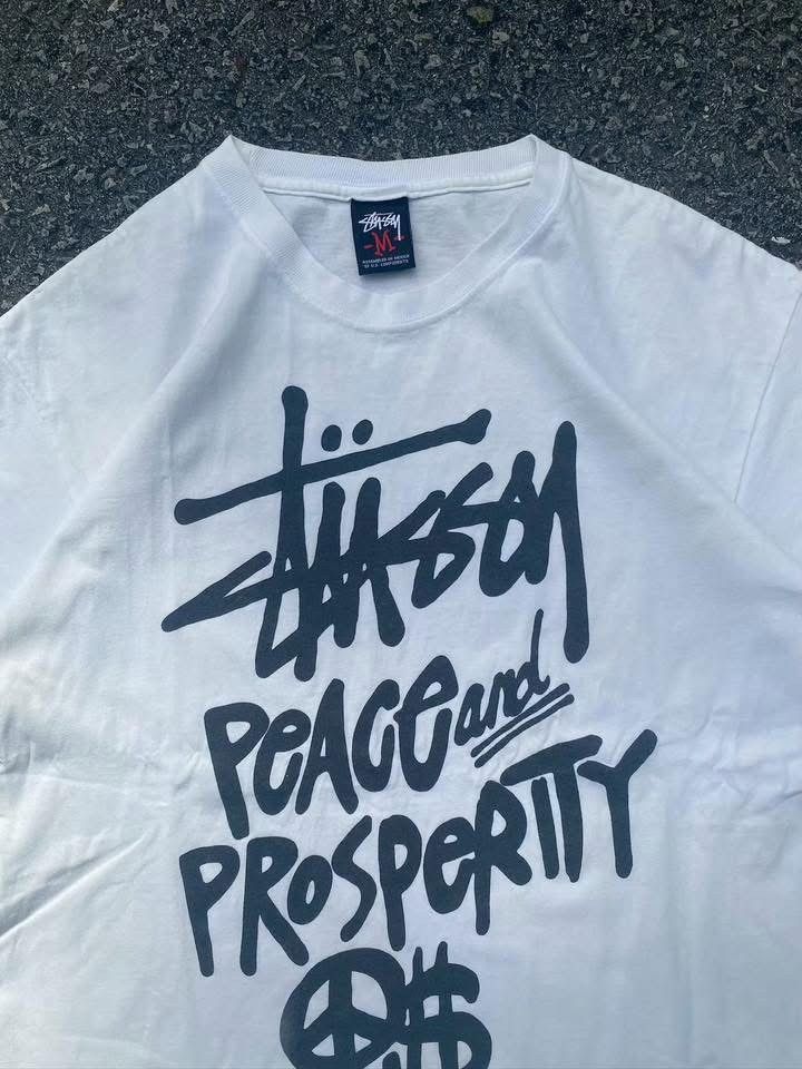 Stussy Stüssy ' Peace and prosperity ' Size US M / EU 48-50 / 2 - 4 Thumbnail