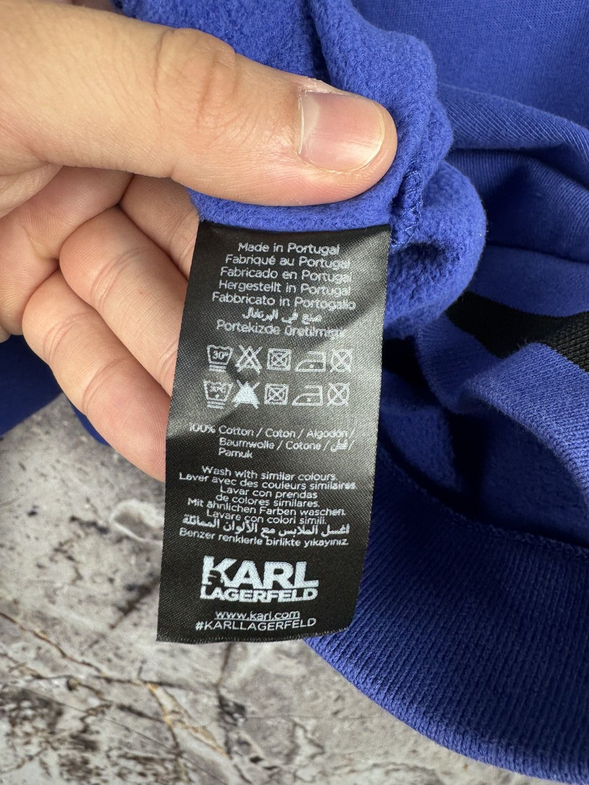 Dsquared2 × Karl Lagerfeld × Louis Vuitton Men’s Karl Lagerfeld Sweatshirt Streetwear Size Small Size US S / EU 44-46 / 1 - 10 Thumbnail
