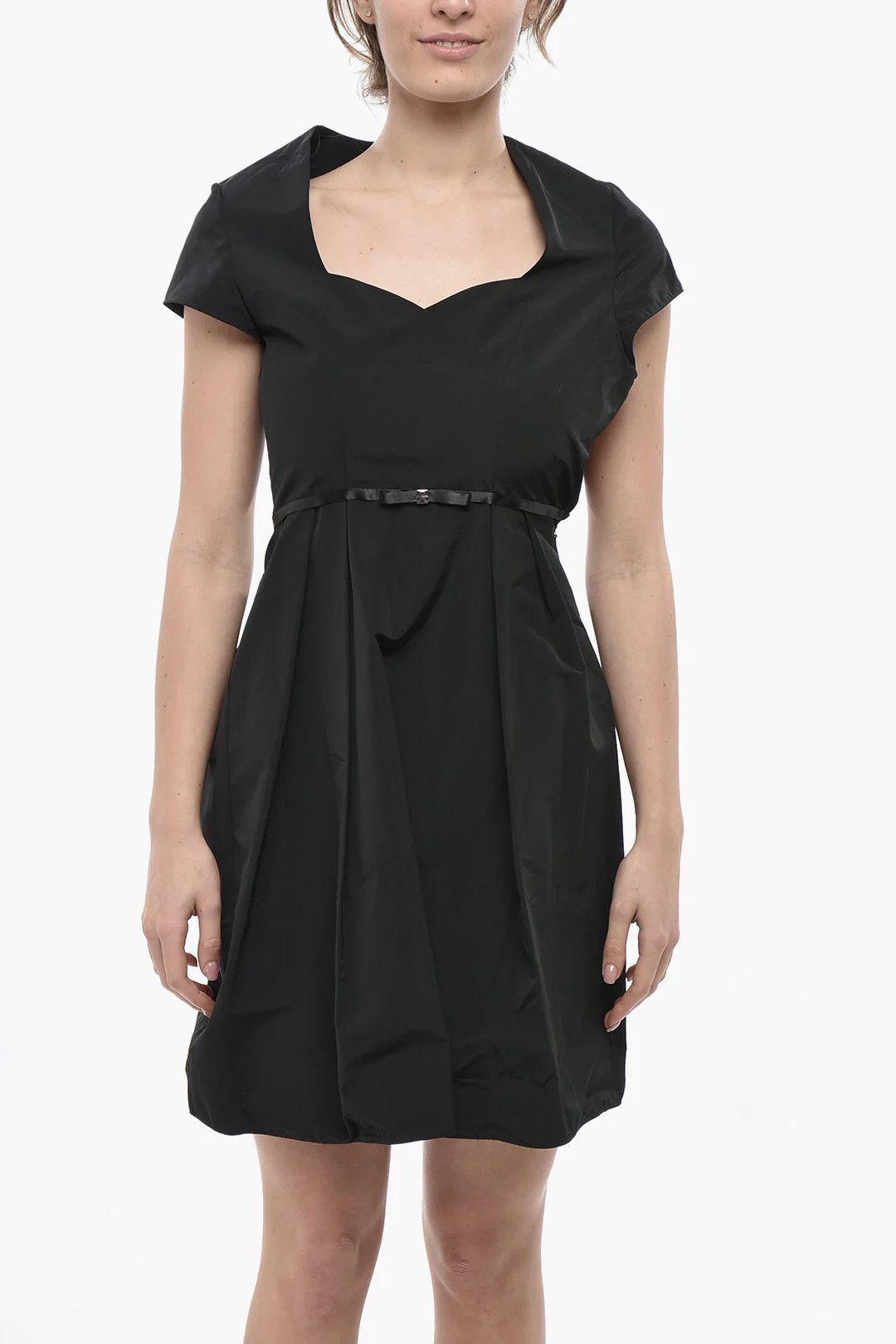Givenchy og1mm0326 Flared Midi Dress in Black Size S / US 4 / IT 40 - 4 Thumbnail