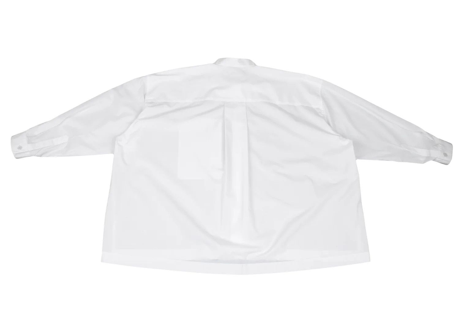 Issey Miyake Oversized Mao Collar Shirt in White Size US S / EU 44-46 / 1 - 14 Thumbnail
