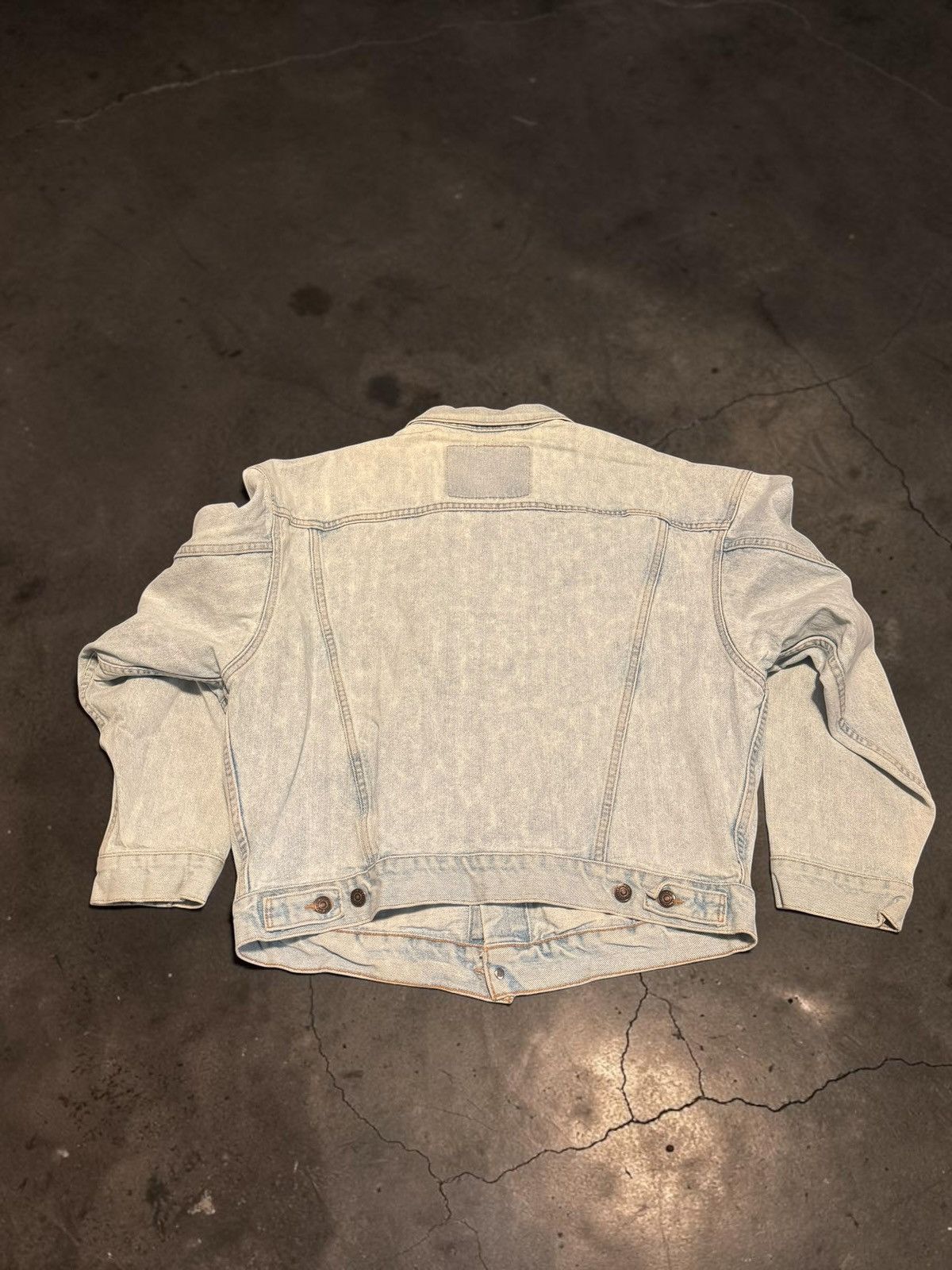 Levi's Vintage Levi's Distressed Thrashed Jacket Size US L / EU 52-54 / 3 - 5 Thumbnail