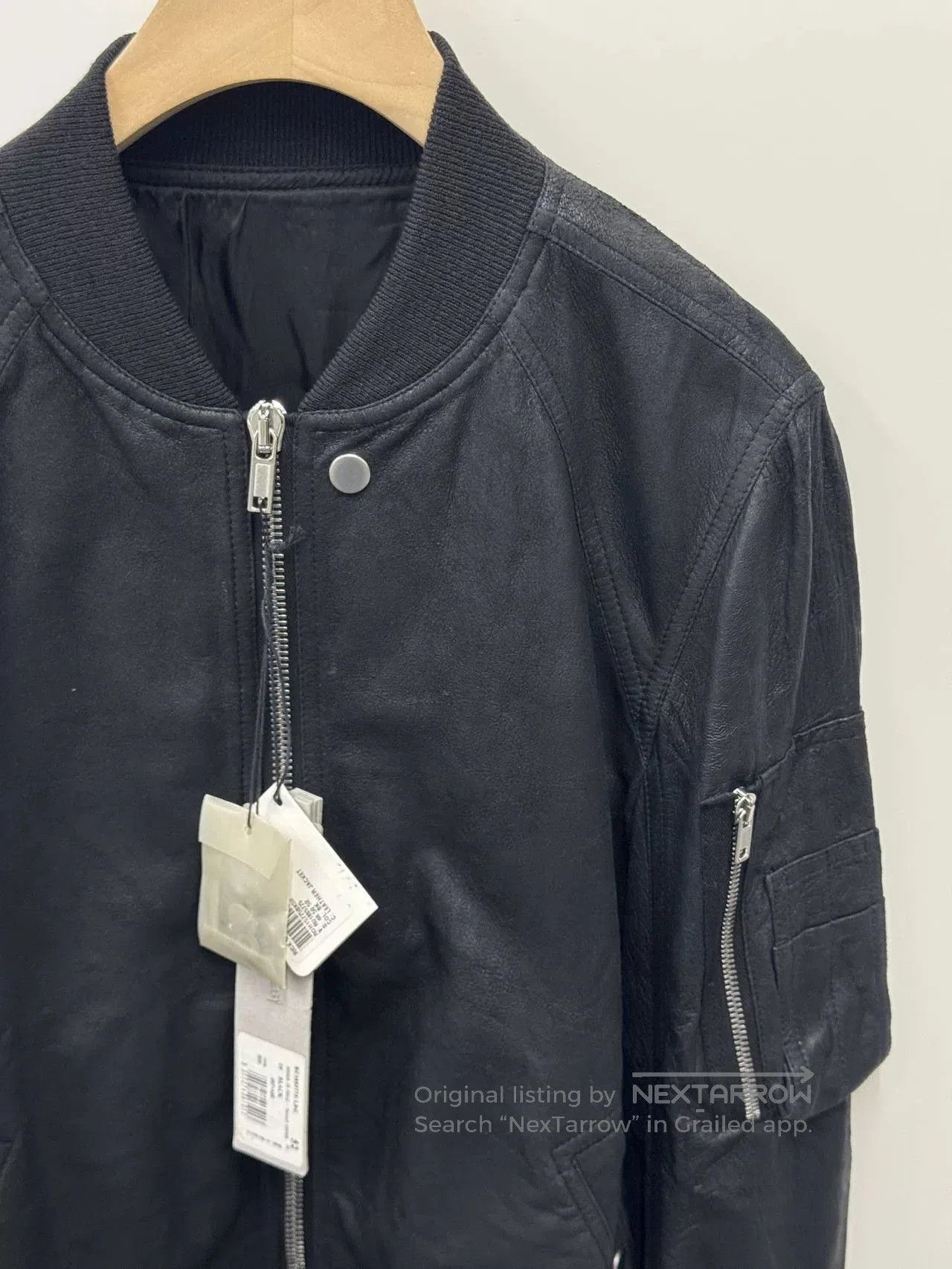 Rick Owens Rick Owens Classic Leather Jacket. Size US L / EU 52-54 / 3 - 3 Thumbnail