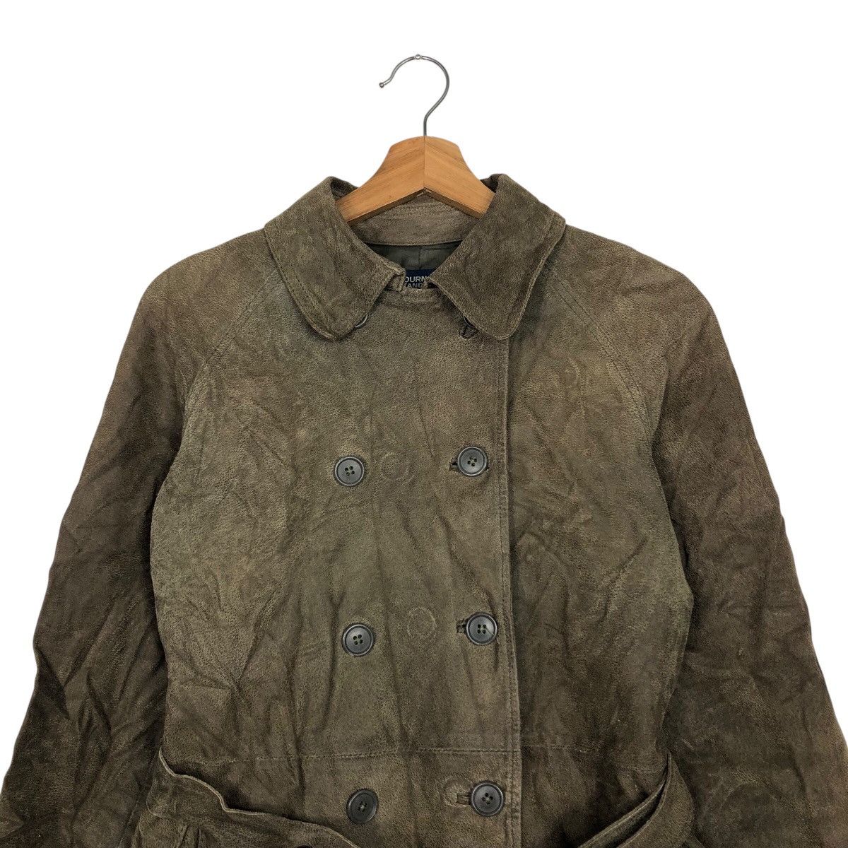 Japanese Brand 📌Vintage Leather Long Jacket Journal Standard Issey Miyake Size US M / EU 48-50 / 2 - 4 Thumbnail